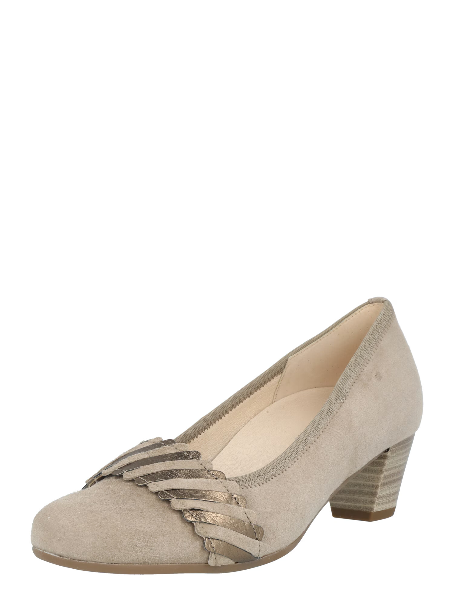 GABOR Pumps maro deschis / auriu - Pled.ro