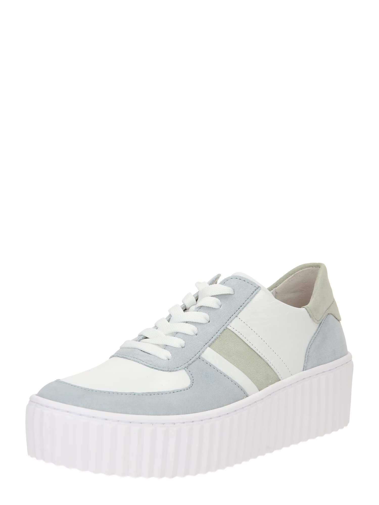 GABOR Sneaker low albastru / kaki / alb denim - Pled.ro