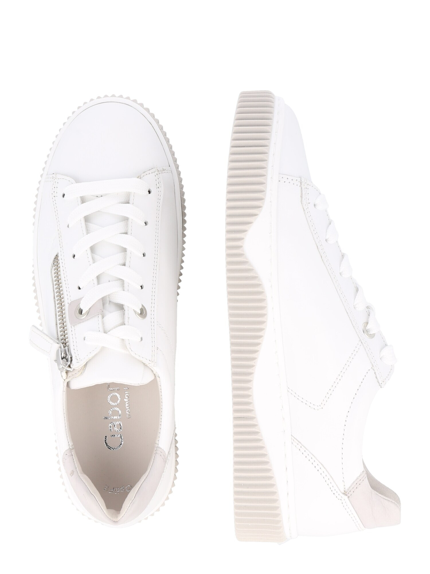 GABOR Sneaker low bej deschis / alb - Pled.ro