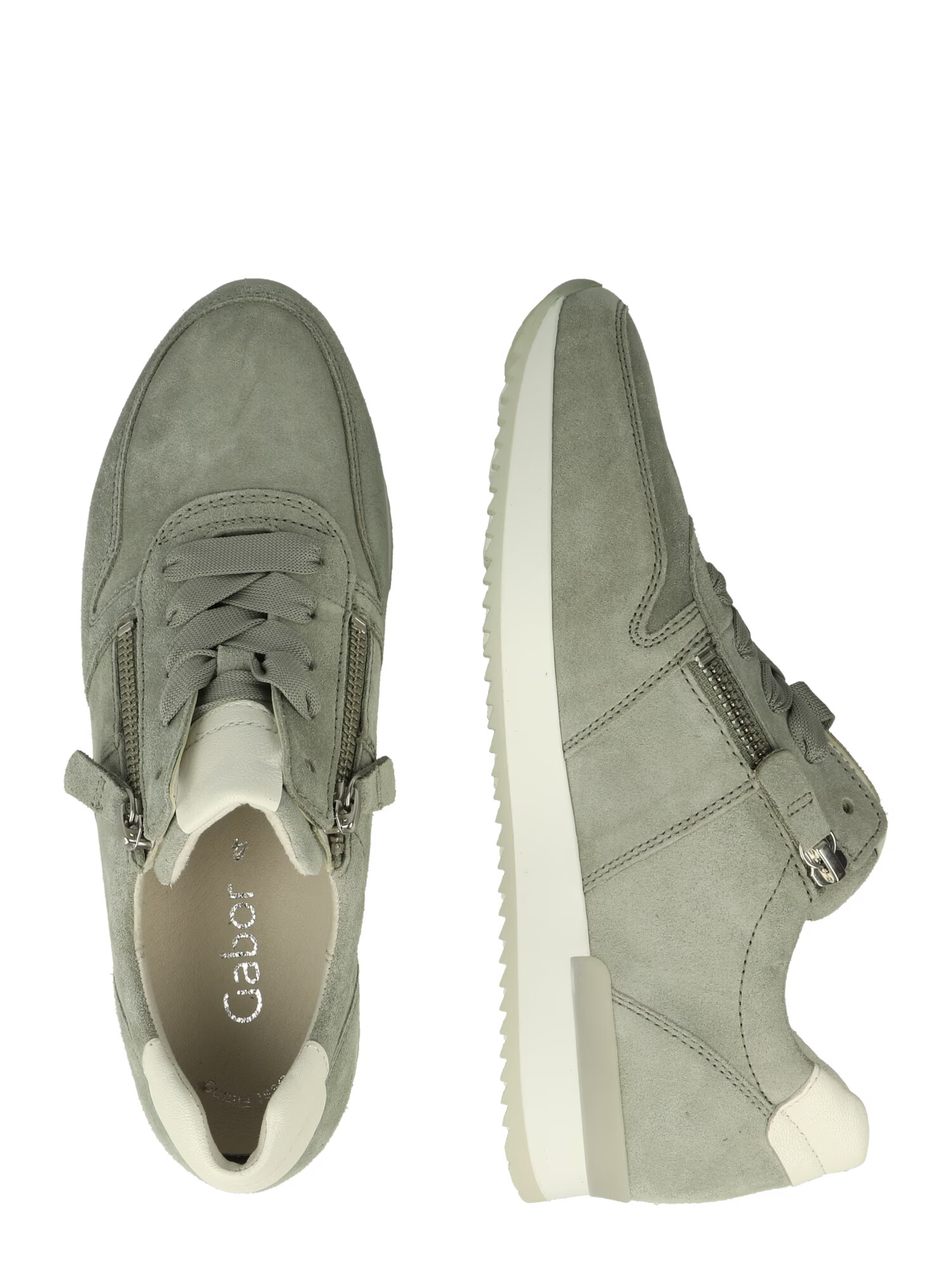 GABOR Sneaker low bej / verde pastel - Pled.ro