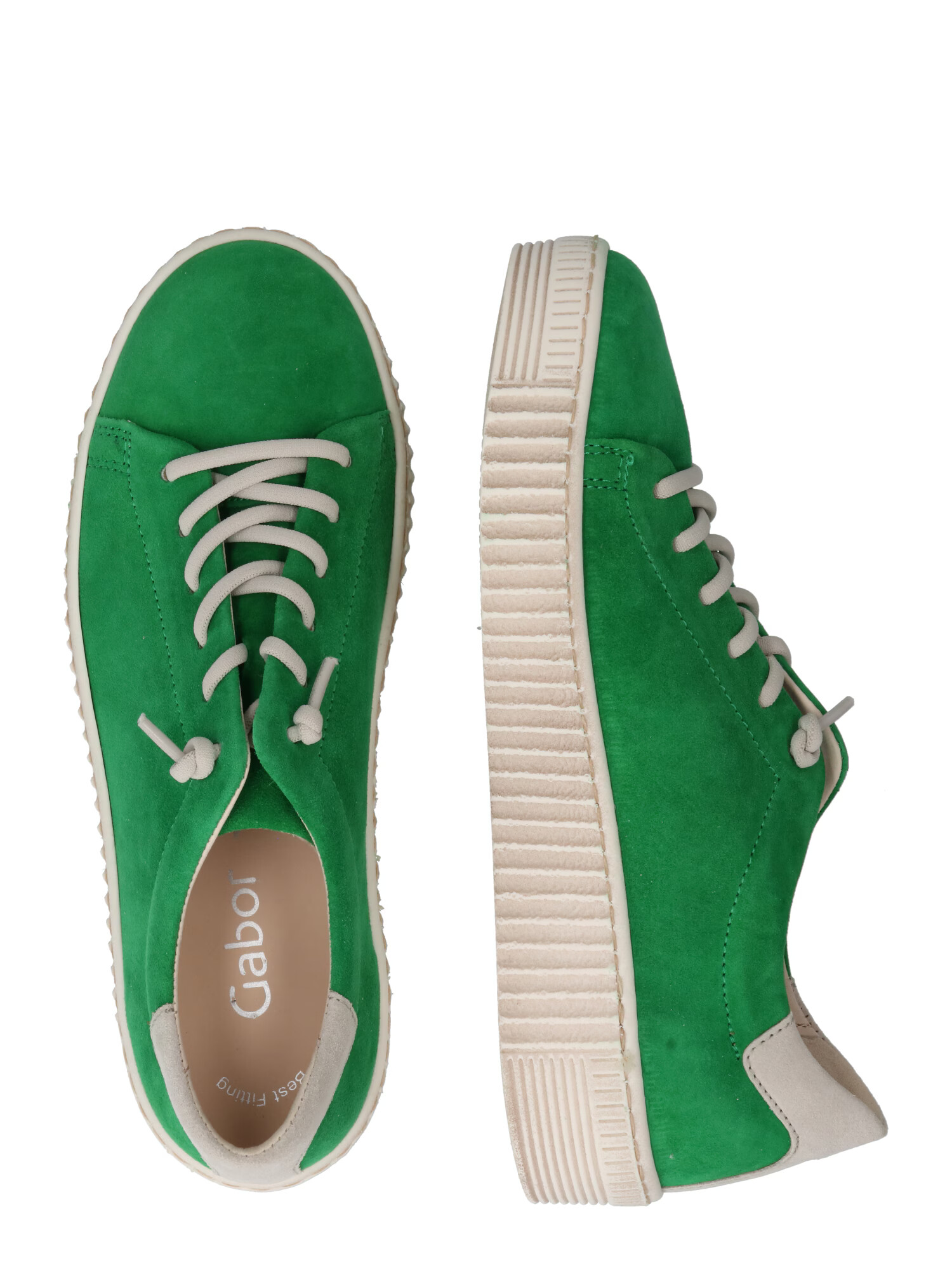 GABOR Sneaker low crem / verde iarbă - Pled.ro