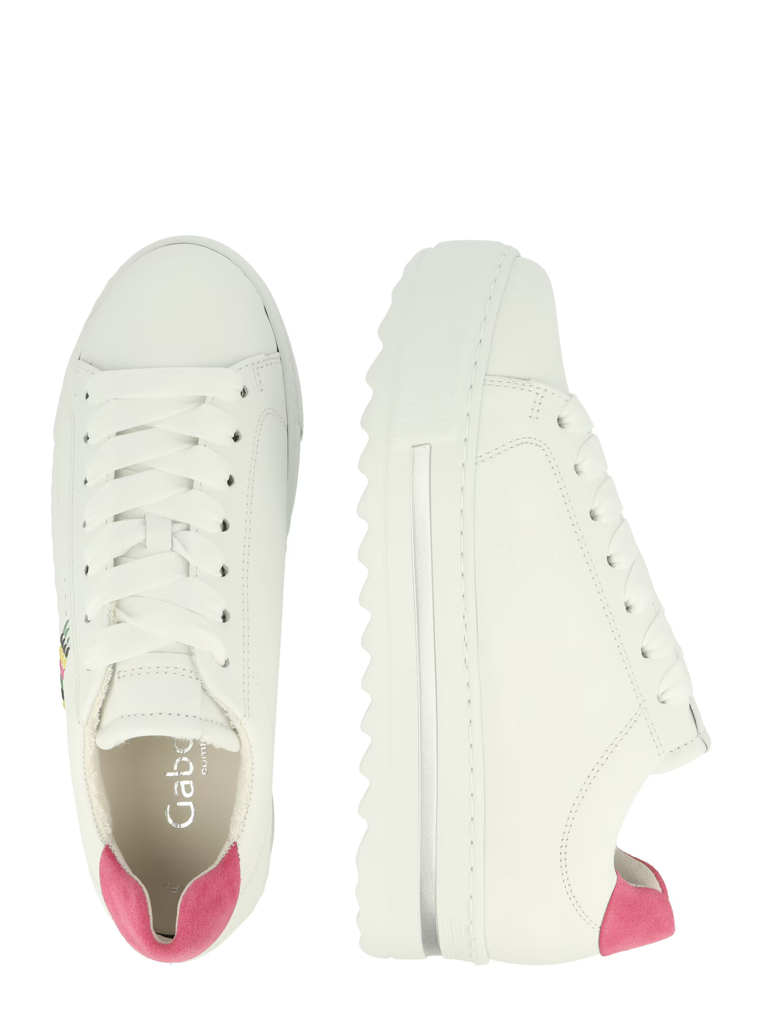 GABOR Sneaker low galben lămâie / verde / rosé / alb - Pled.ro