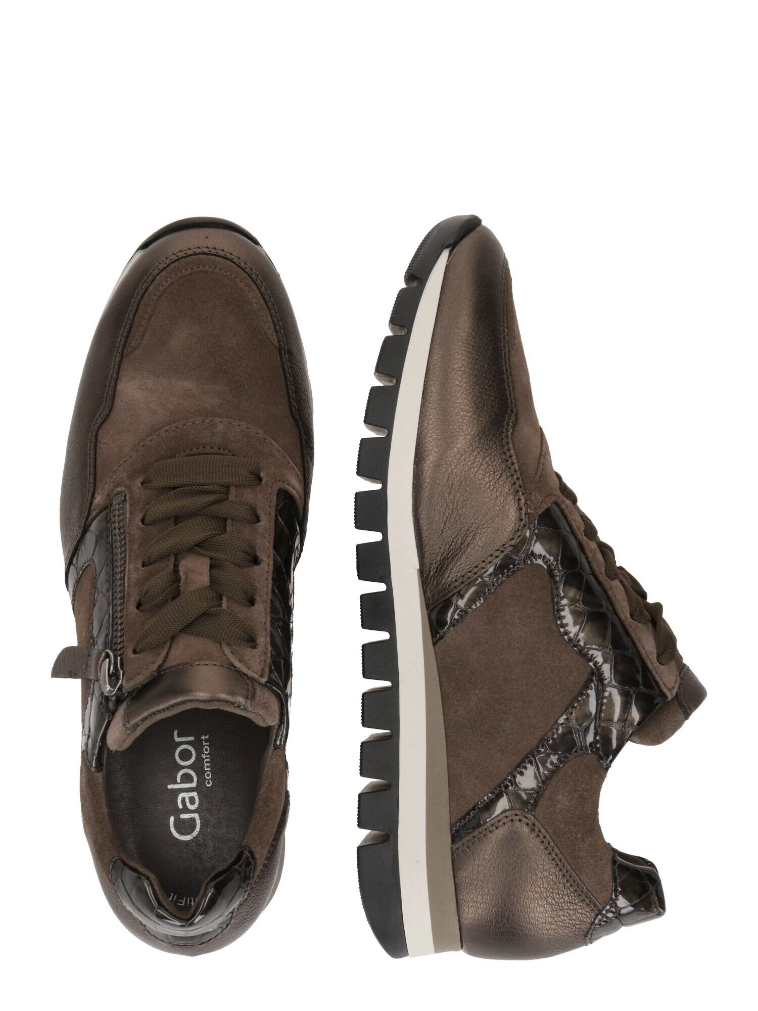 GABOR Sneaker low maro / maro închis / bronz - Pled.ro