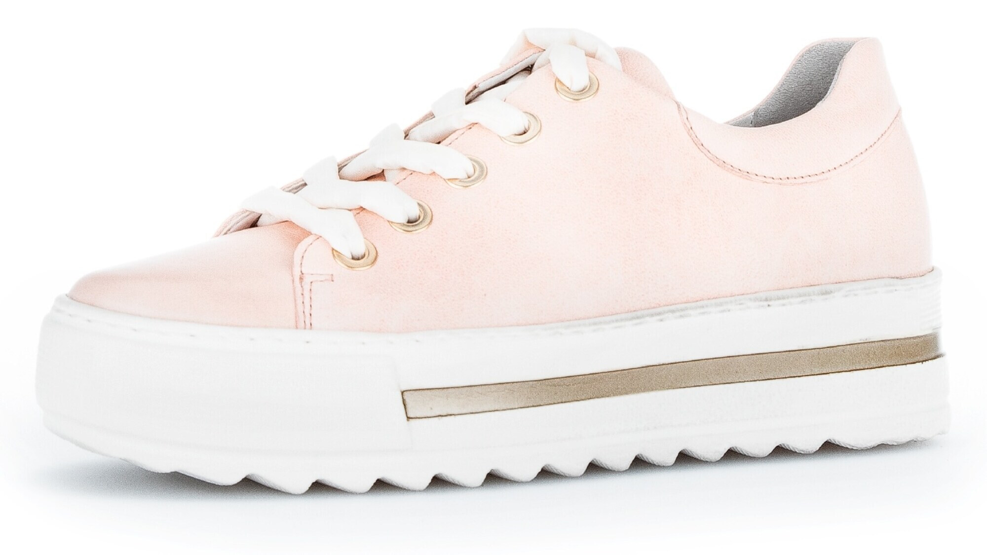 GABOR Sneaker low rosé / alb - Pled.ro