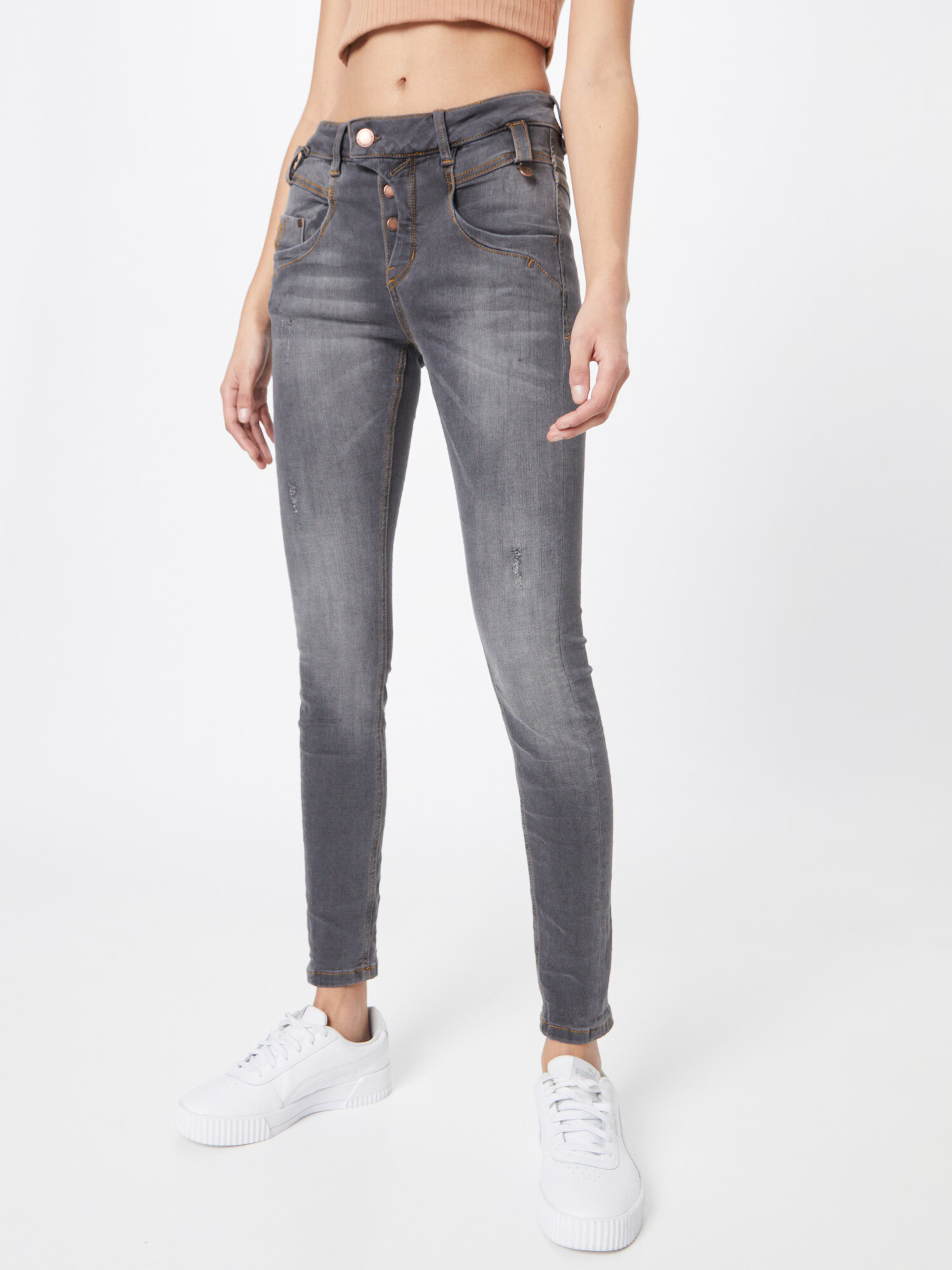 Gang Jeans 'MARGE' gri denim - Pled.ro