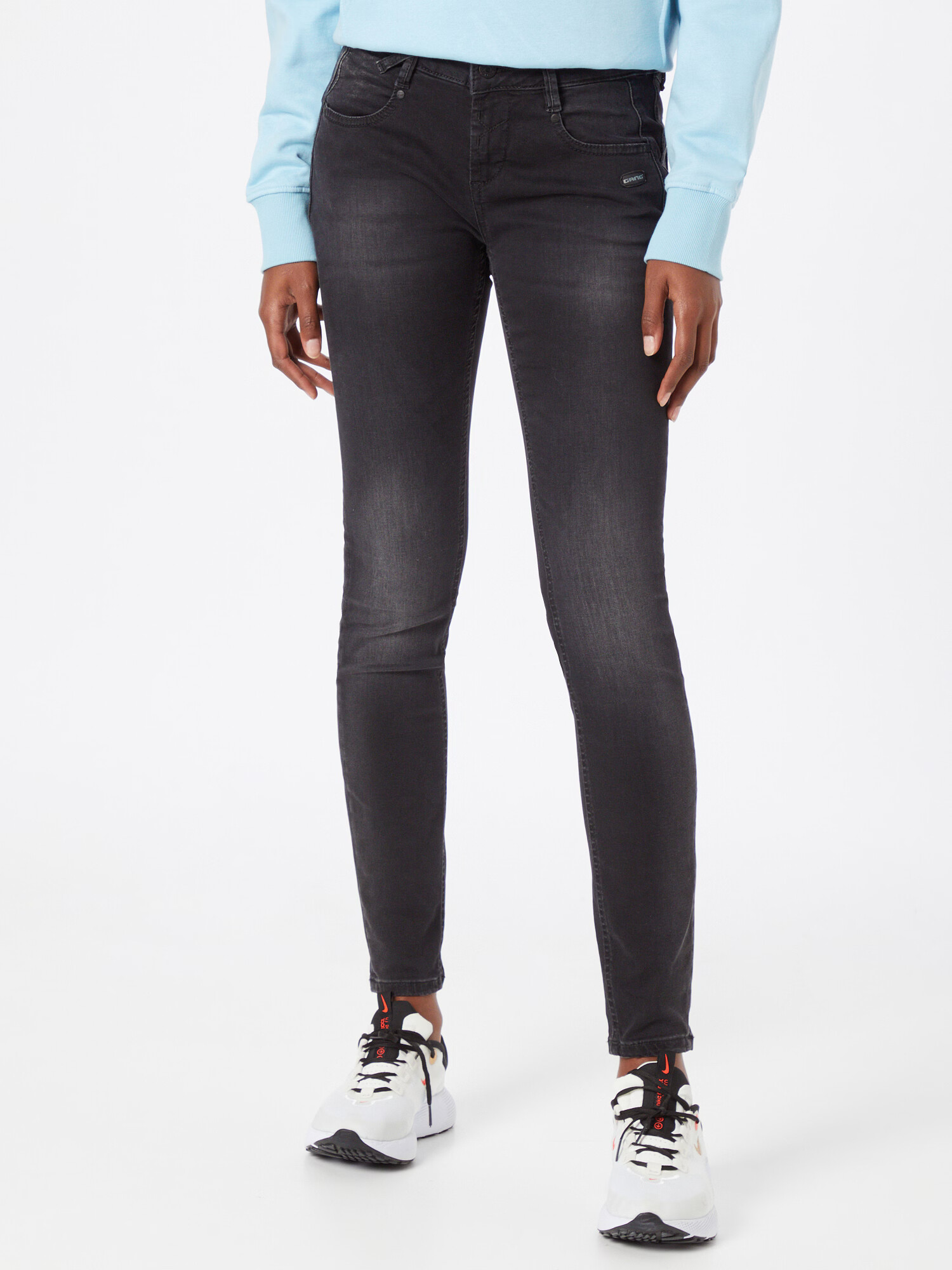 Gang Jeans 'NELE' negru denim - Pled.ro