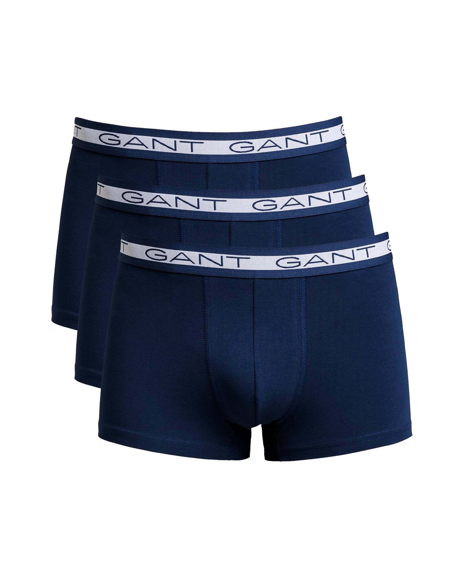 GANT Boxeri bleumarin / alb natural - Pled.ro