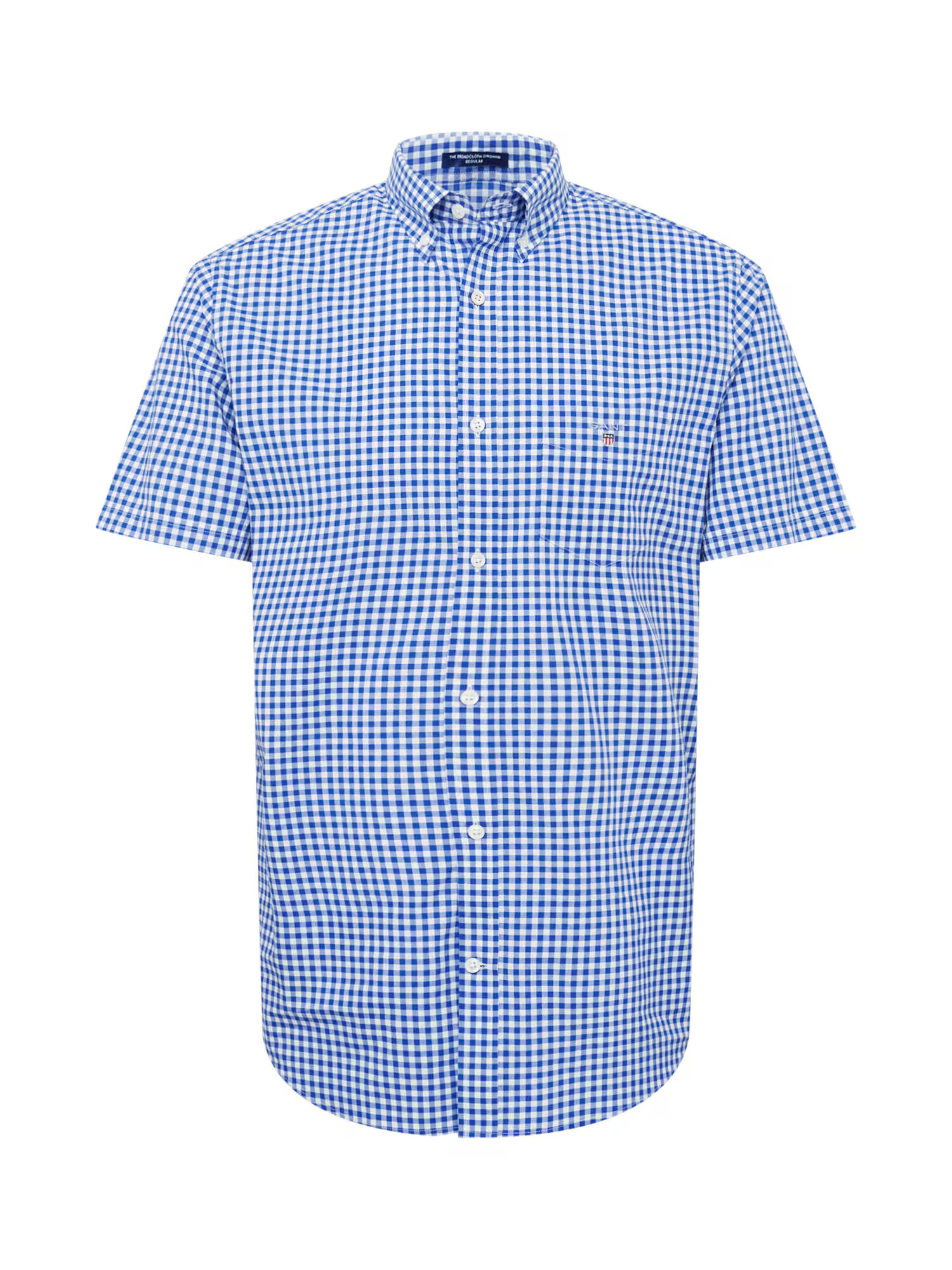 GANT Cămașă 'Gingham' albastru / alb - Pled.ro