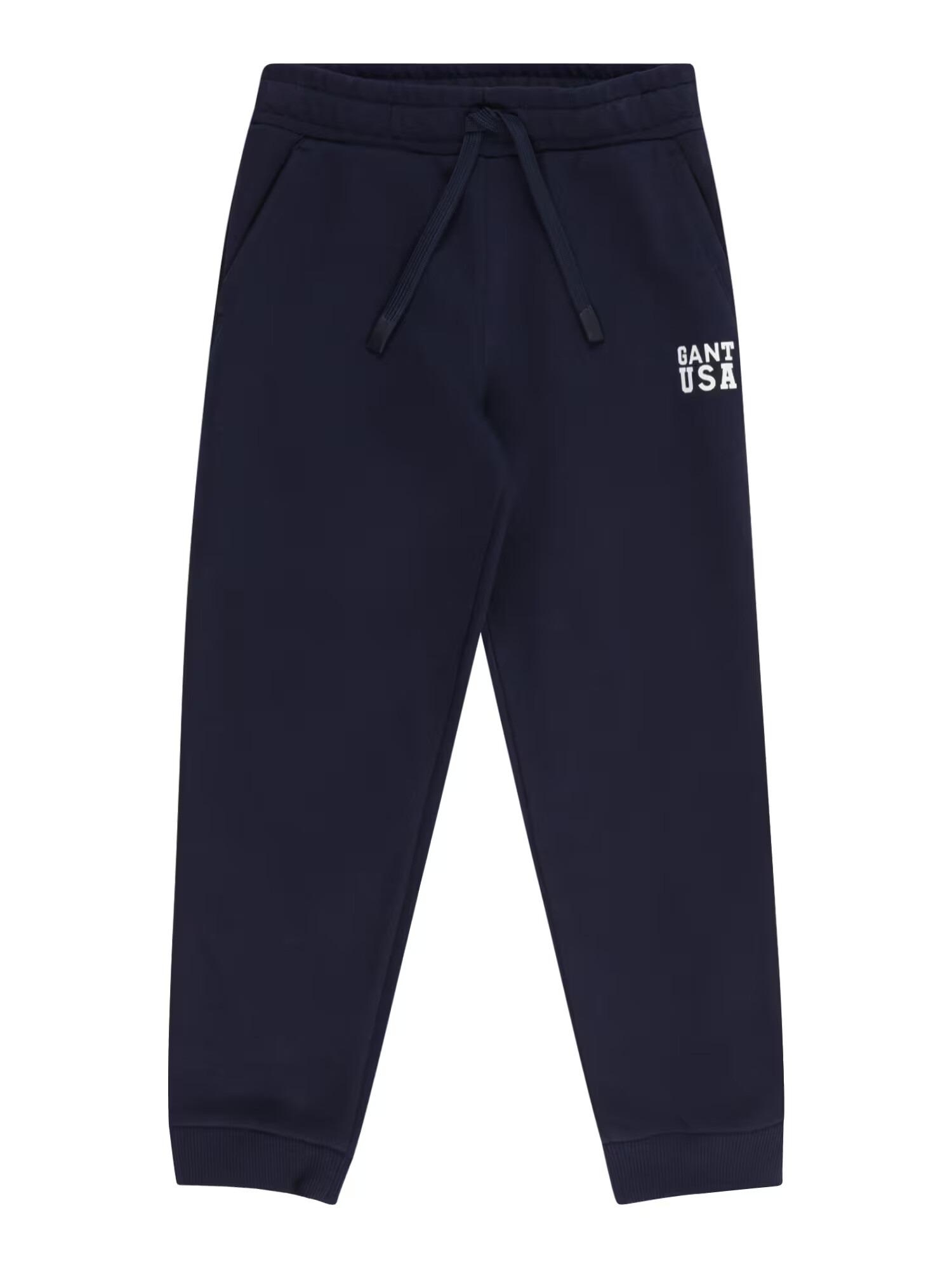 GANT Pantaloni bleumarin / alb - Pled.ro