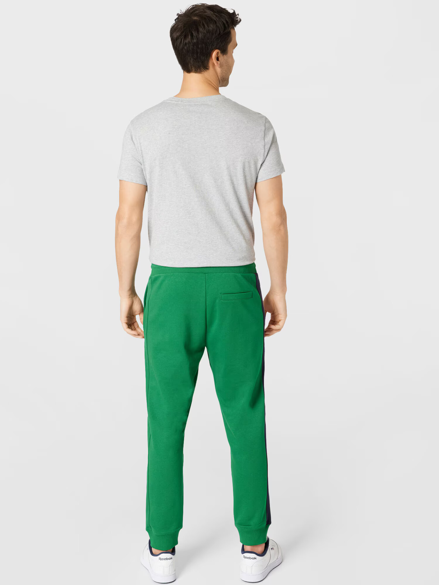 GANT Pantaloni bleumarin / verde iarbă / alb - Pled.ro