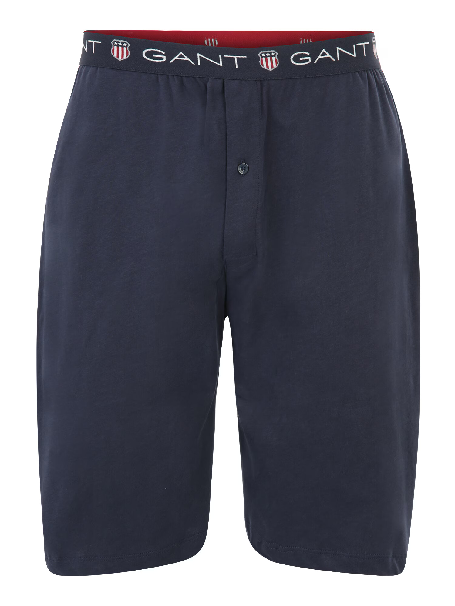 GANT Pantaloni de pijama bleumarin / roși aprins / alb - Pled.ro