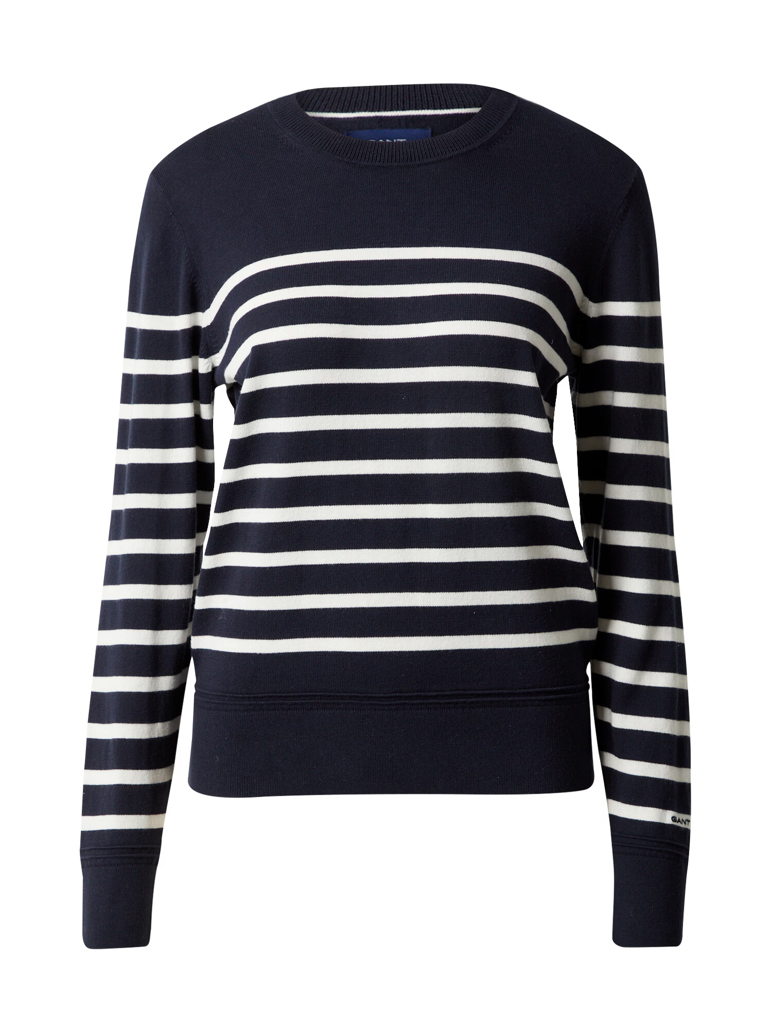 GANT Pulover 'Breton' bleumarin / alb - Pled.ro