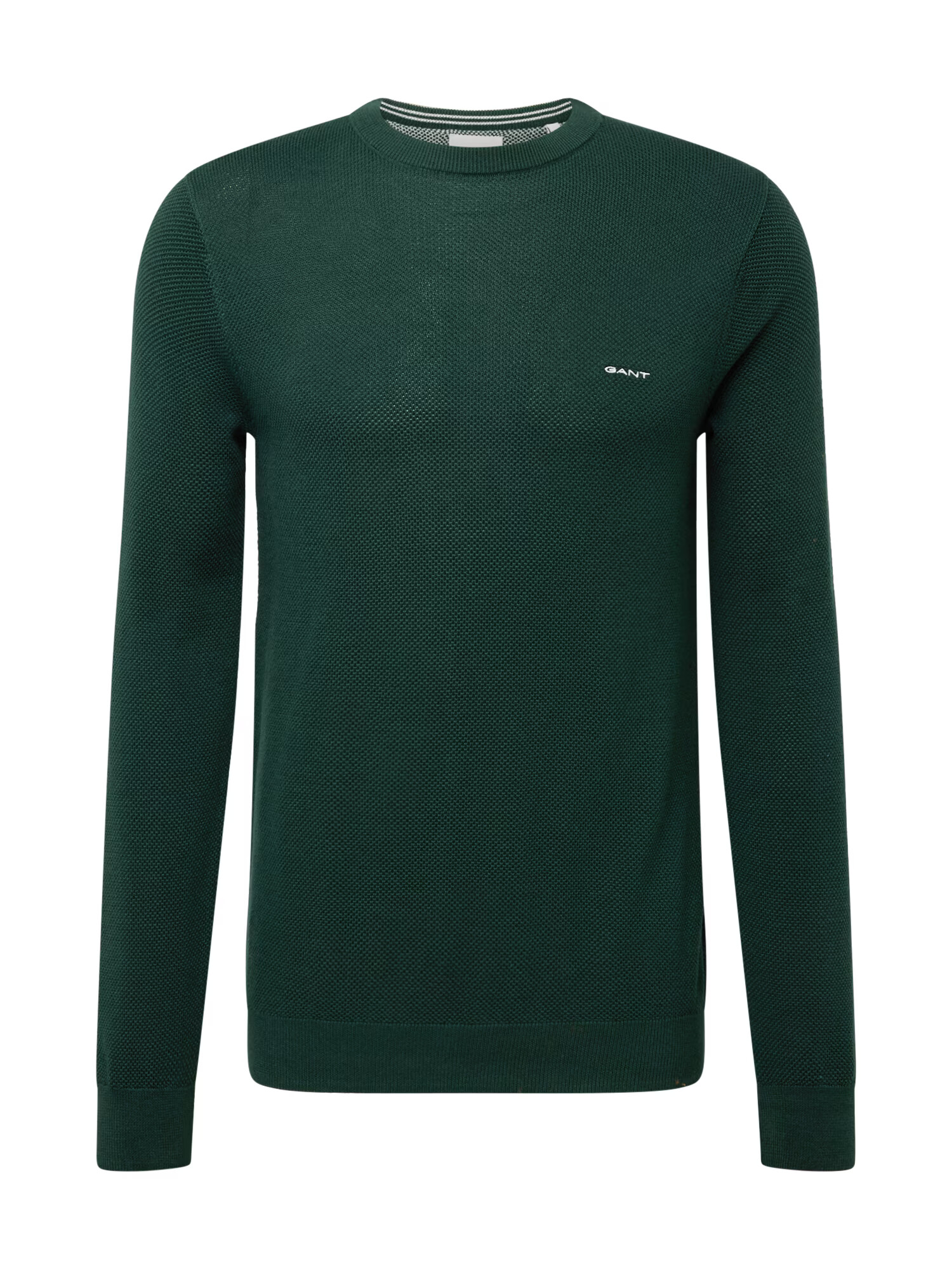 GANT Pulover verde / alb - Pled.ro