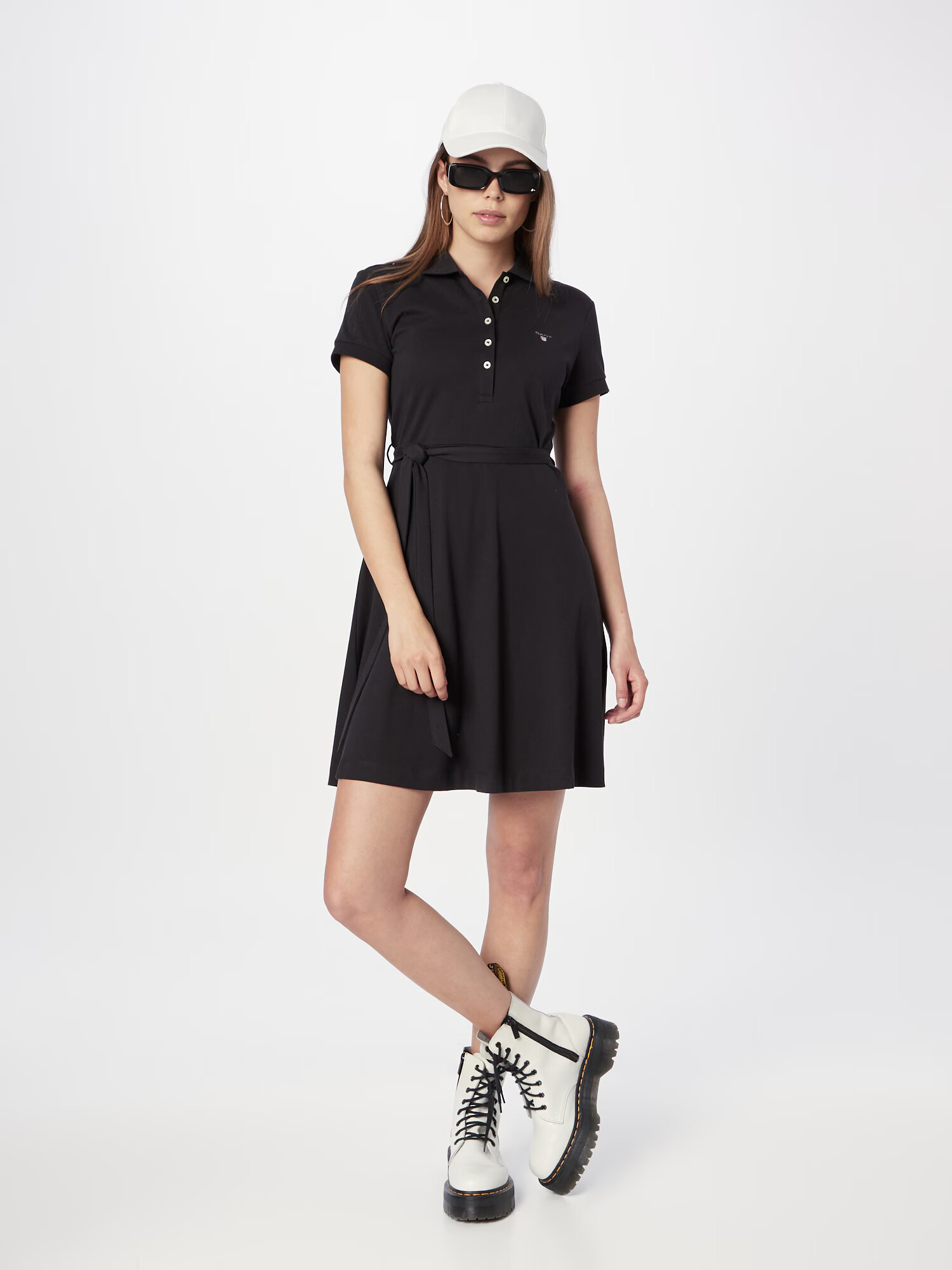 GANT Rochie negru / alb - Pled.ro