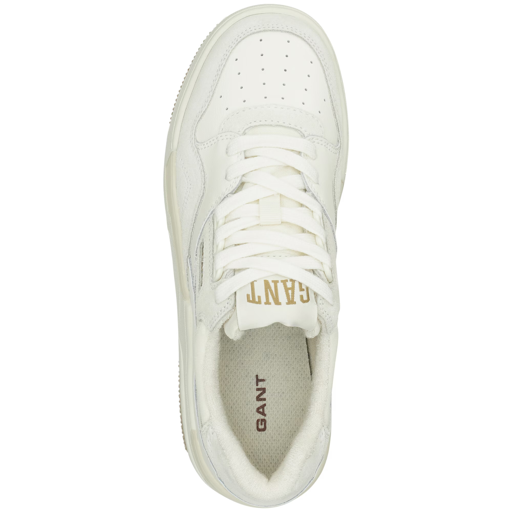 GANT Sneaker low auriu / alb / alb lână - Pled.ro