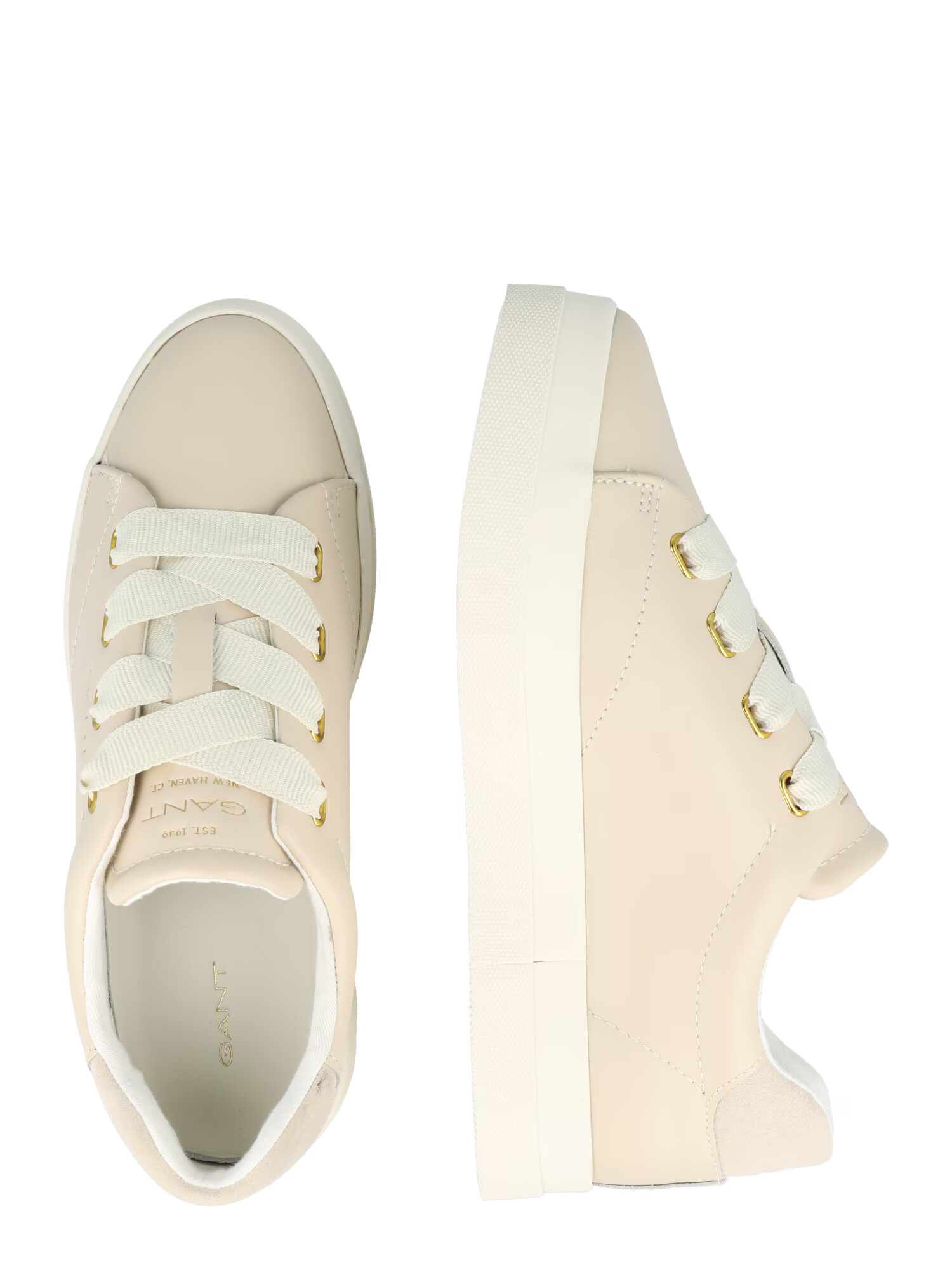 GANT Sneaker low 'Avona' crem / auriu - Pled.ro