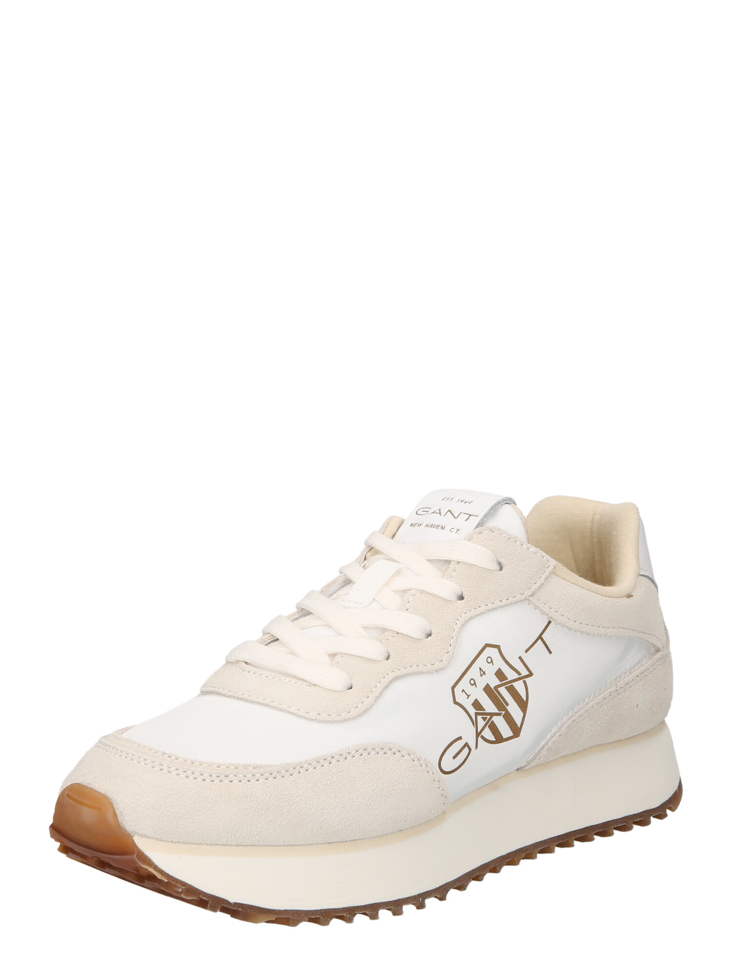 GANT Sneaker low 'Bevinda' auriu / alb lână / alb natural - Pled.ro