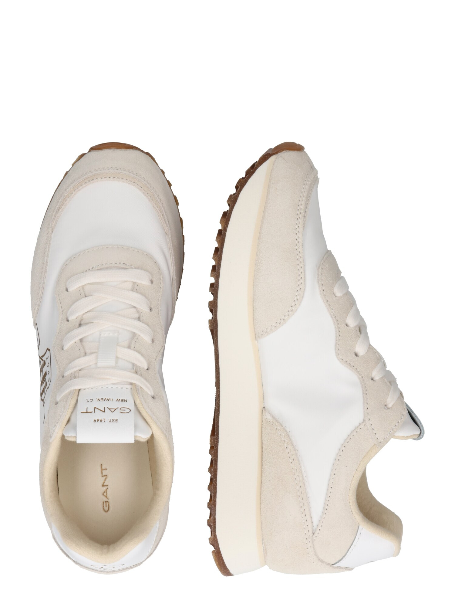 GANT Sneaker low 'Bevinda' auriu / alb lână / alb natural - Pled.ro