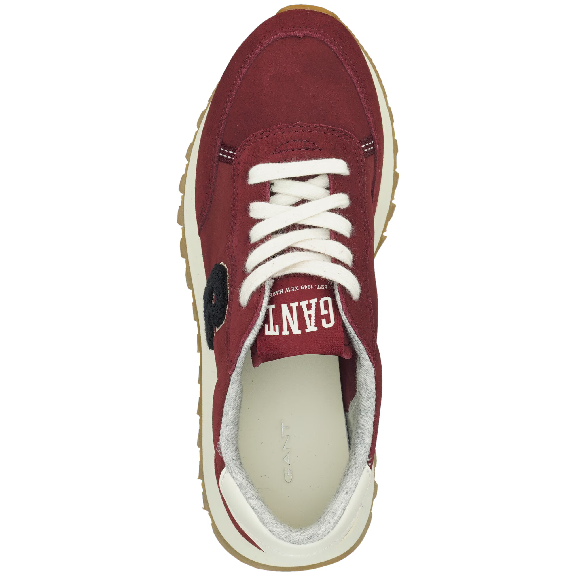 GANT Sneaker low 'Caffay' roșu burgundy / negru - Pled.ro