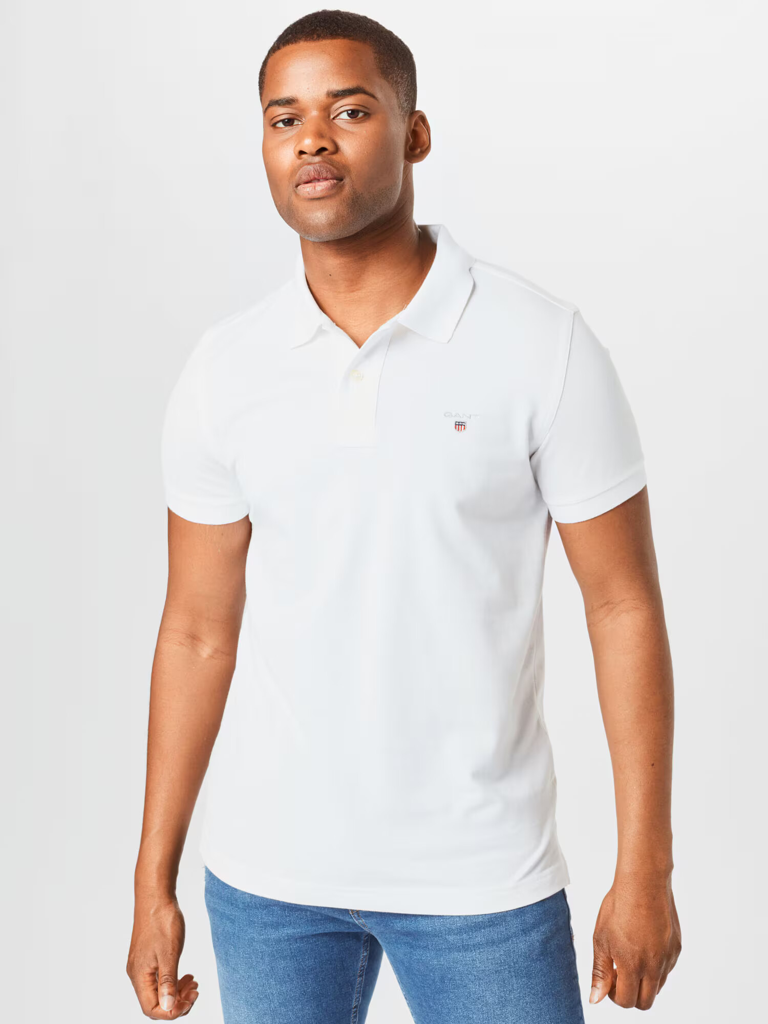 GANT Tricou alb - Pled.ro