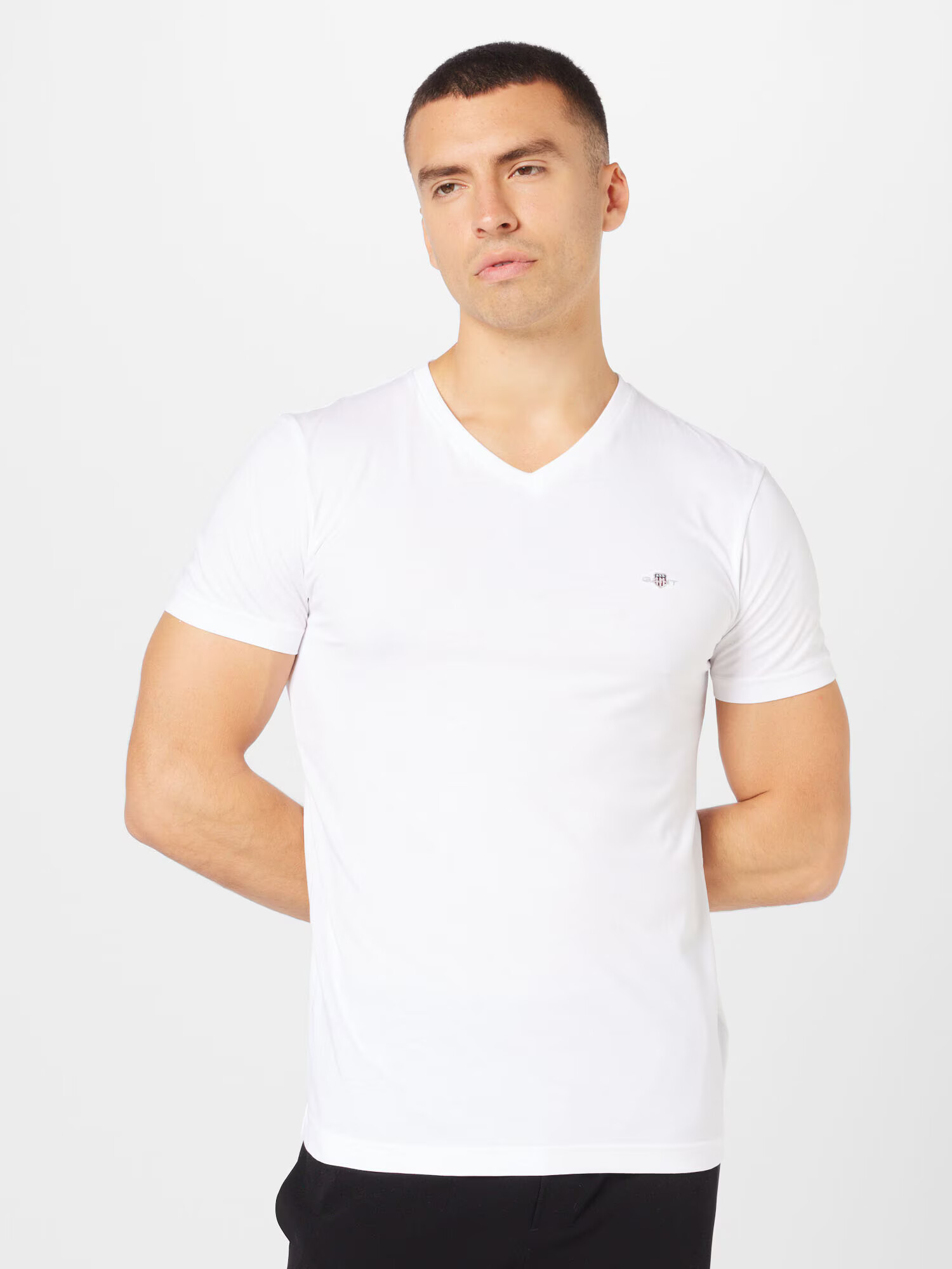 GANT Tricou alb - Pled.ro