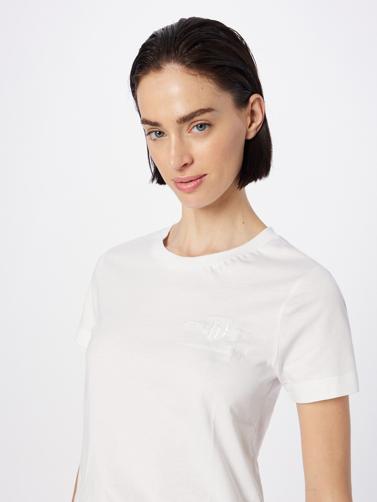 GANT Tricou alb - Pled.ro