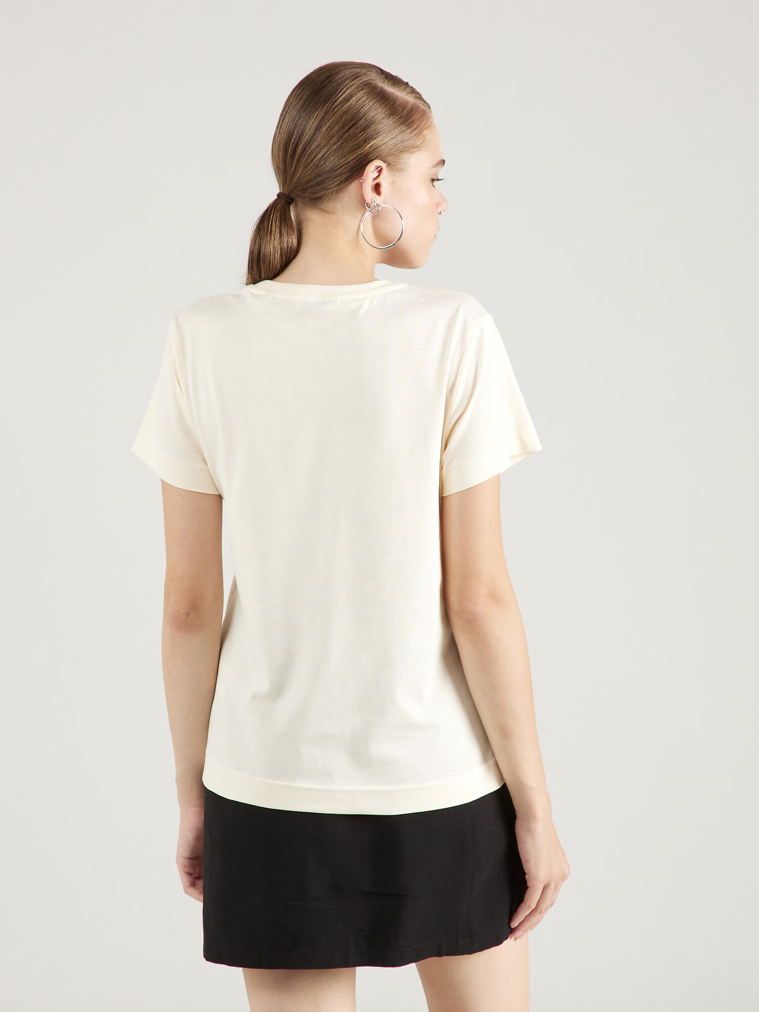 GANT Tricou alb natural - Pled.ro