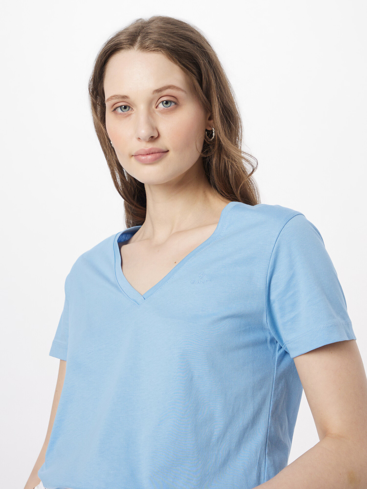 GANT Tricou albastru deschis - Pled.ro