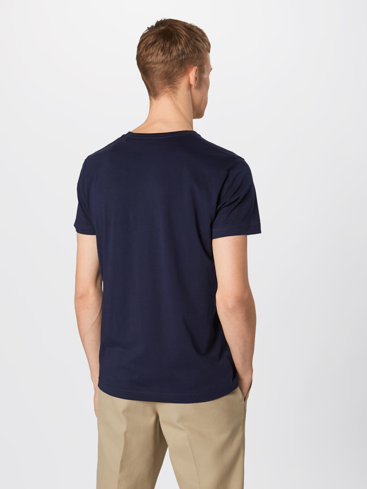 GANT Tricou albastru închis - Pled.ro