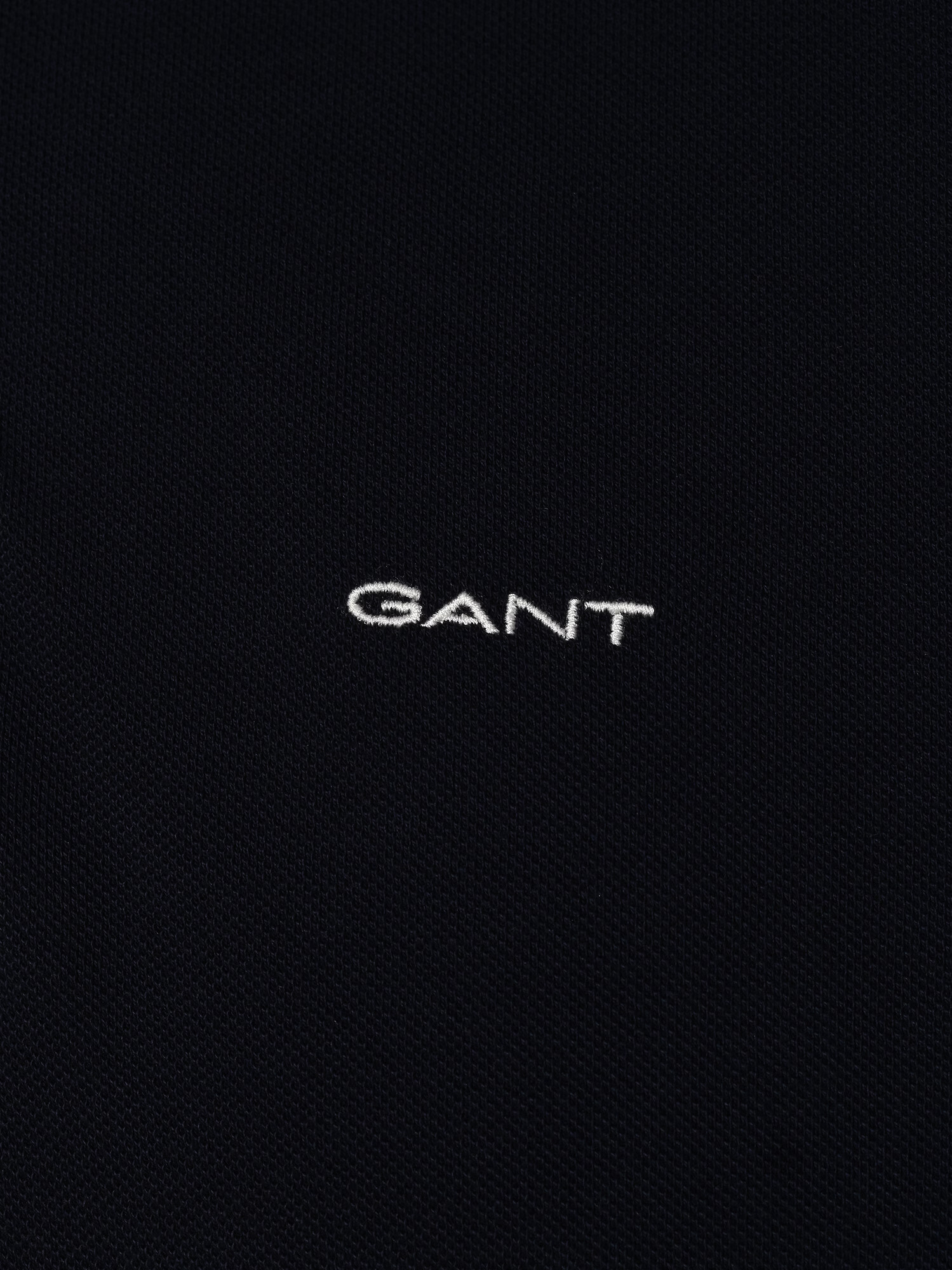 GANT Tricou albastru marin / alb - Pled.ro