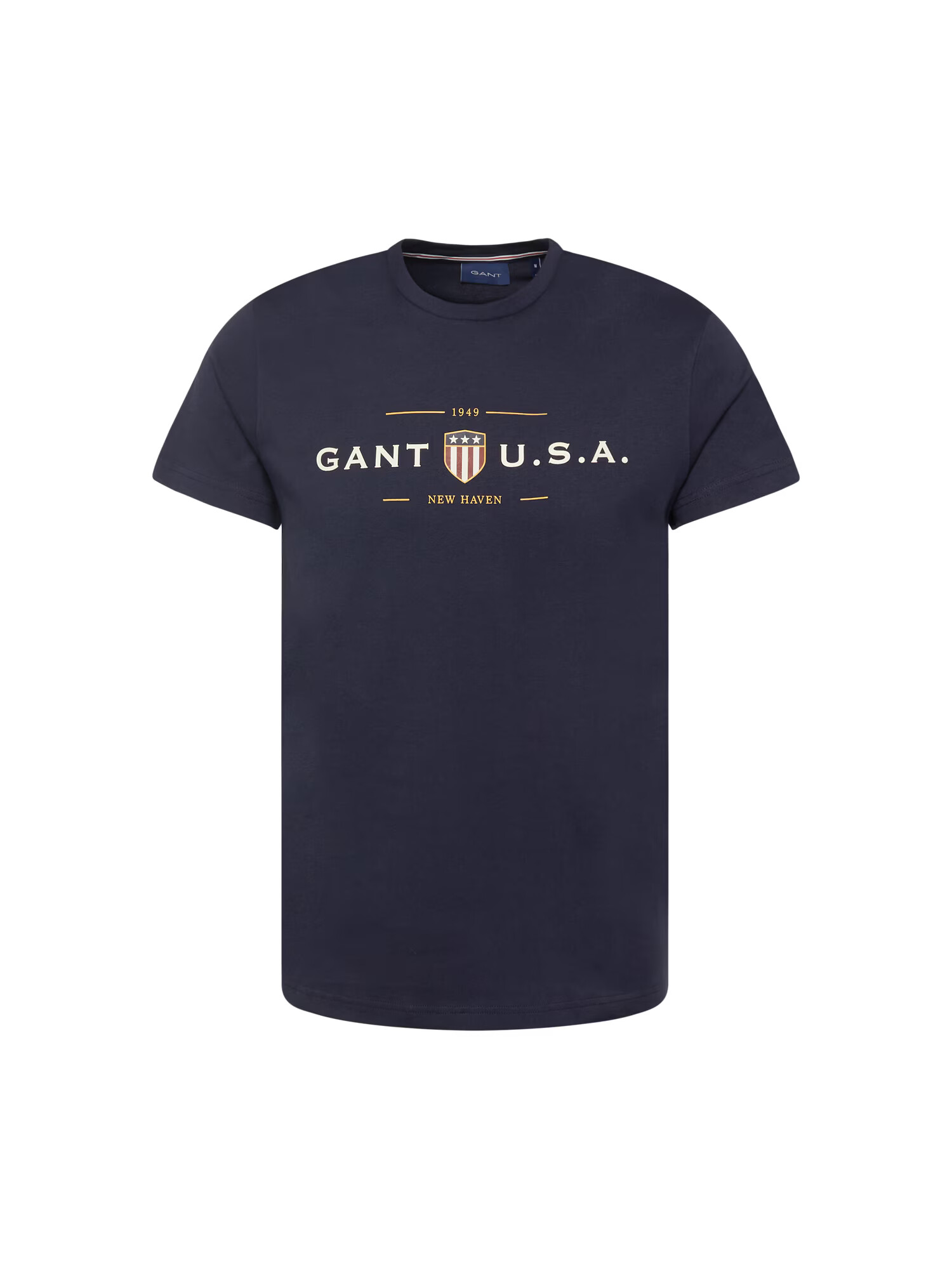 GANT Tricou albastru marin / galben / roșu / alb murdar - Pled.ro