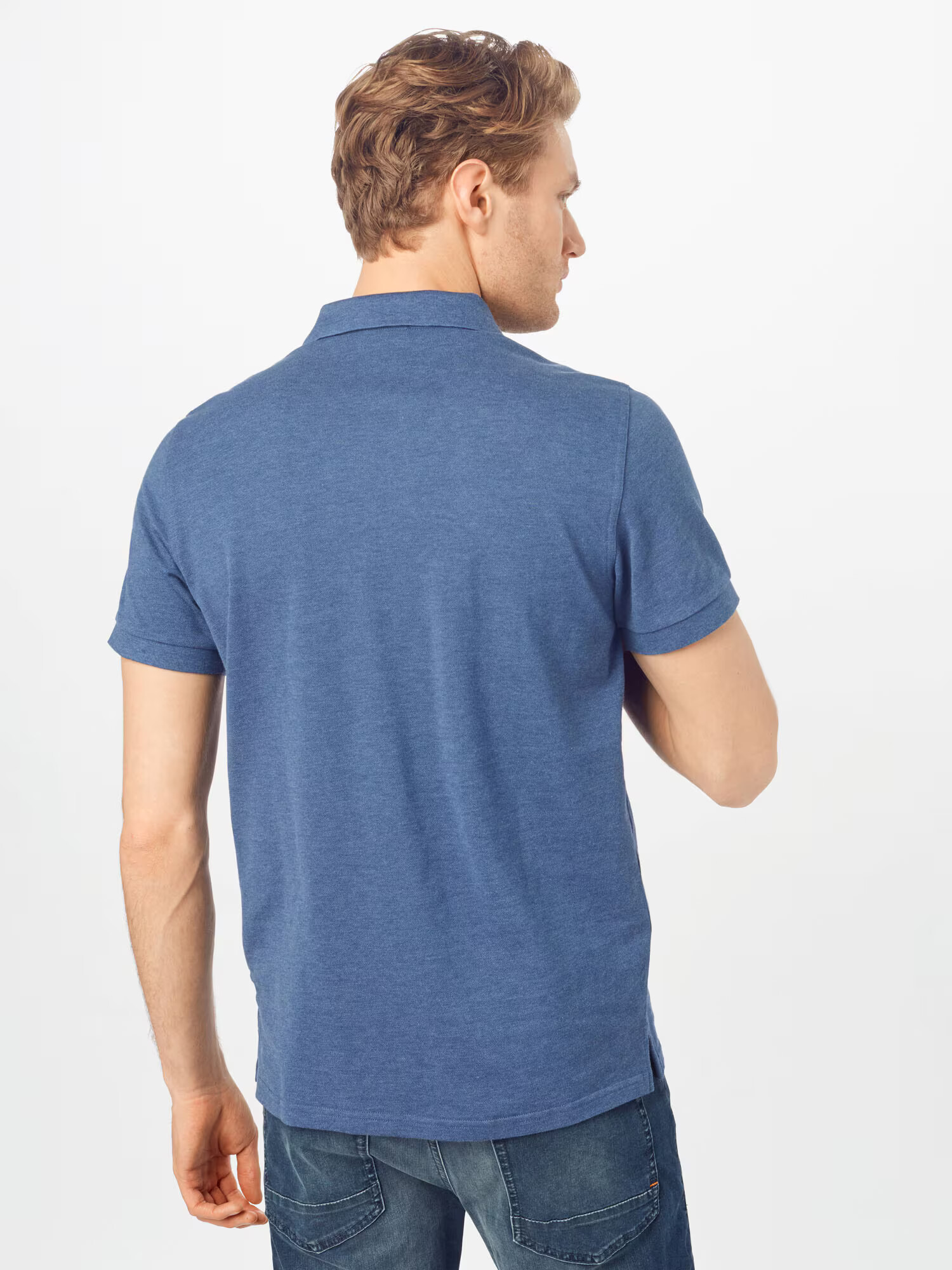 GANT Tricou albastru porumbel - Pled.ro