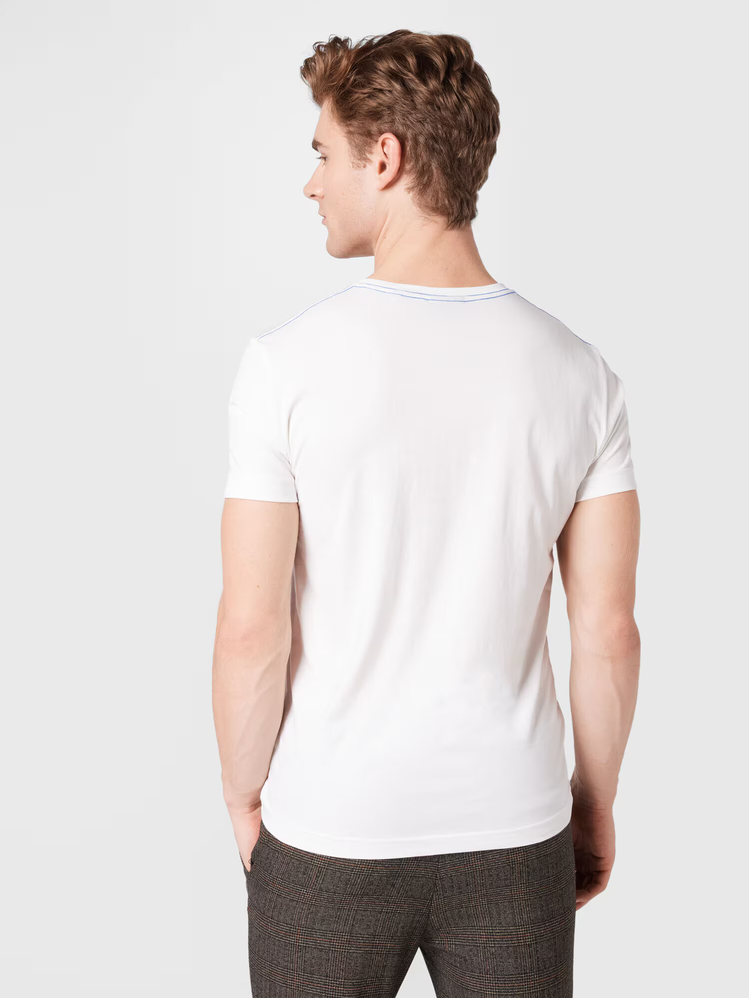 GANT Tricou albastru regal / alb - Pled.ro