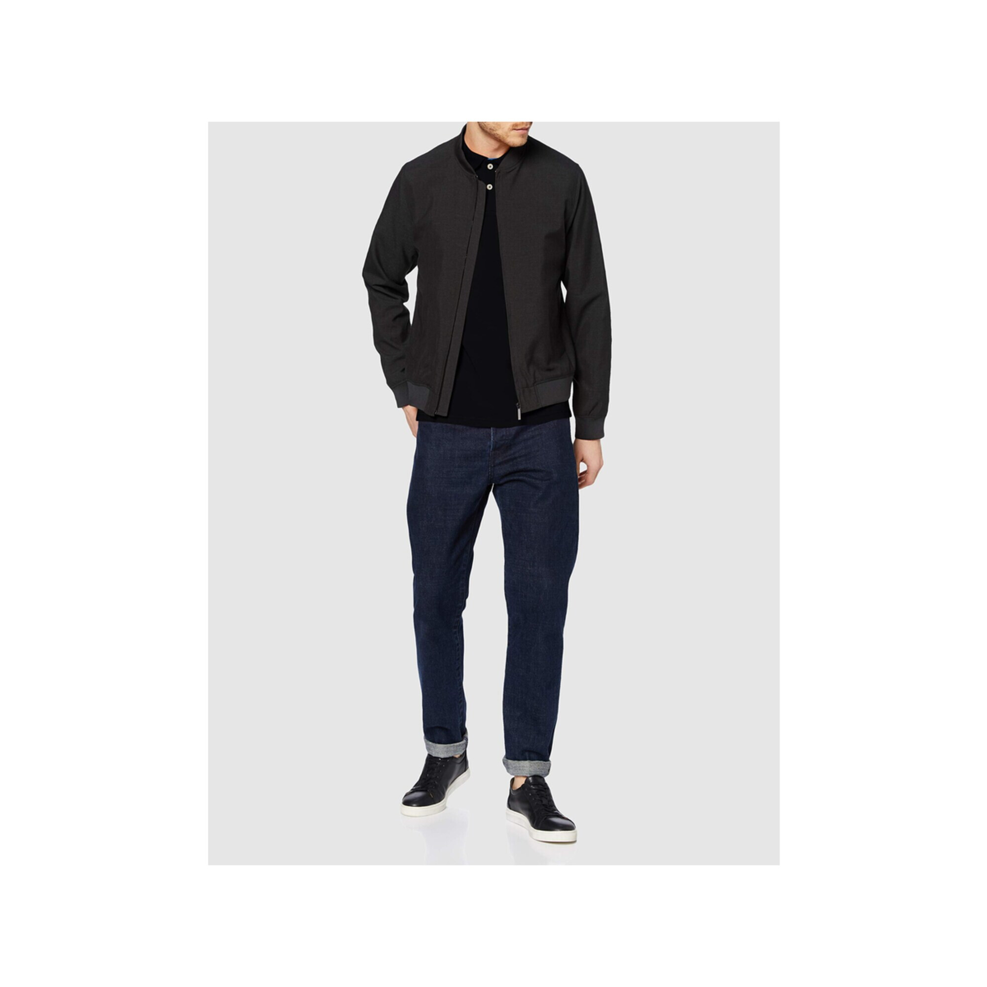 GANT Tricou albastru regal / negru - Pled.ro