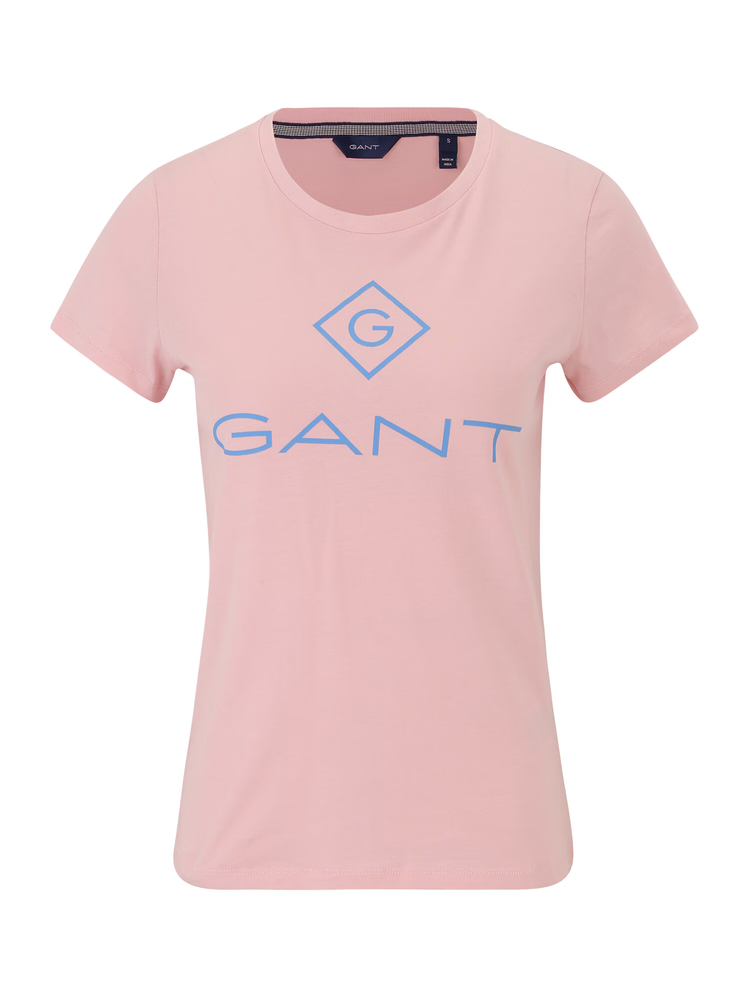 GANT Tricou albastru / roz pal - Pled.ro