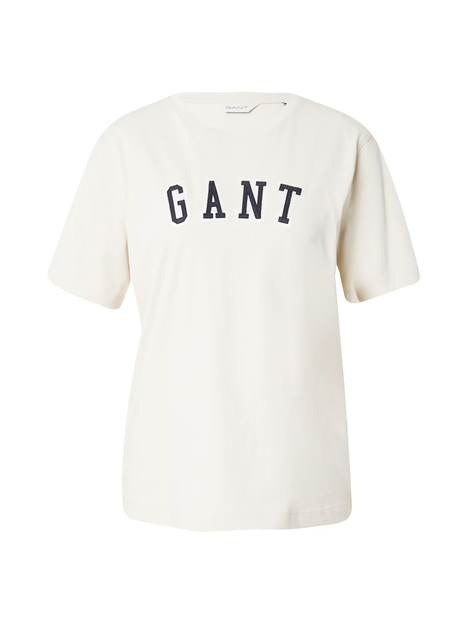 GANT Tricou bej / negru - Pled.ro