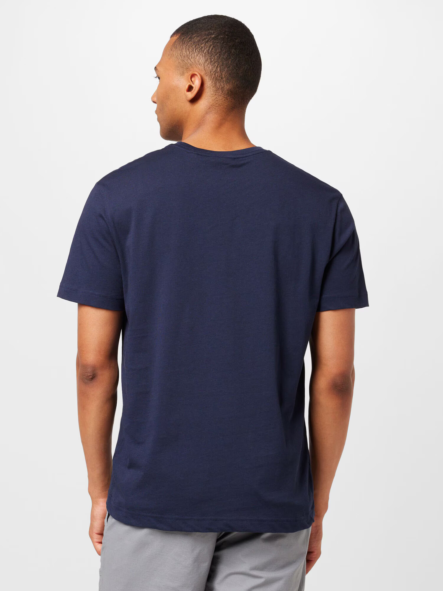 GANT Tricou albastru marin - Pled.ro