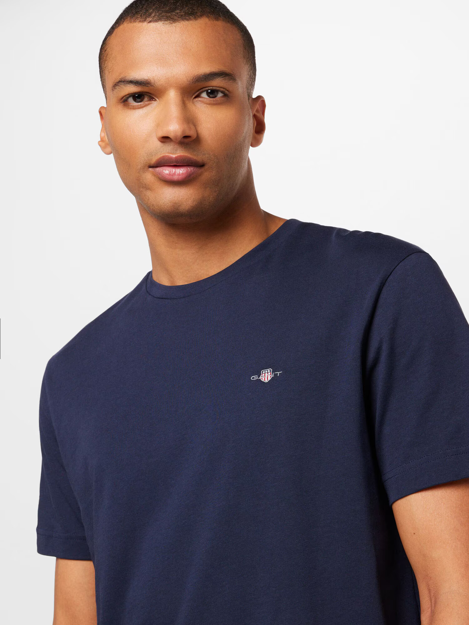 GANT Tricou albastru marin - Pled.ro