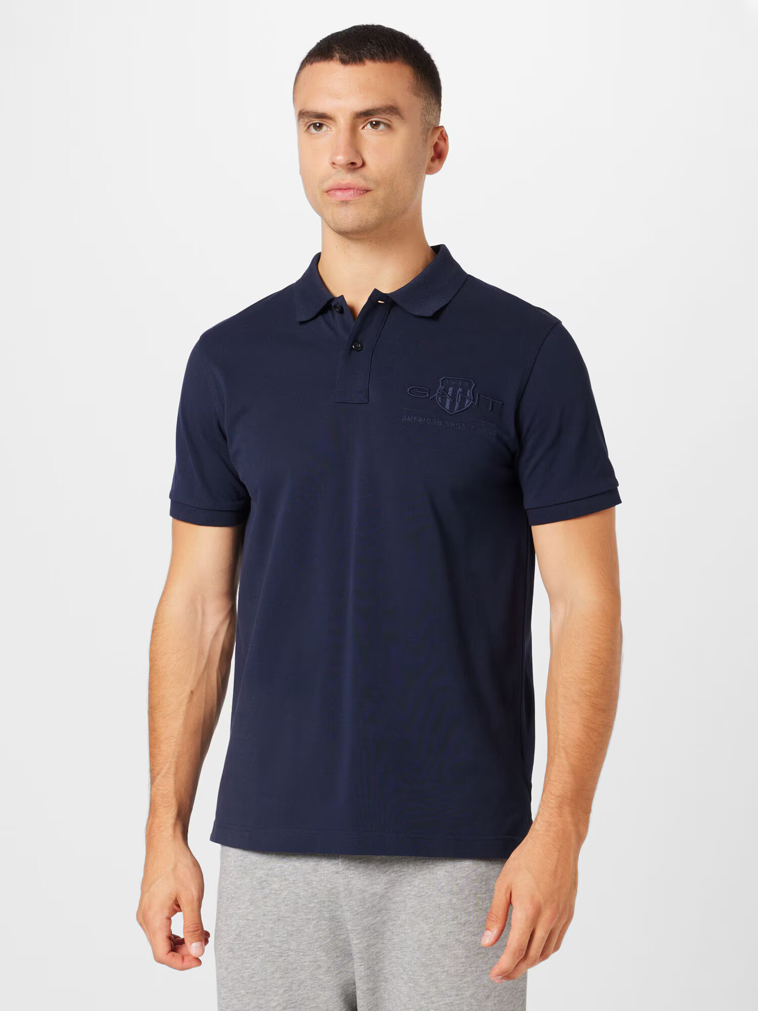 GANT Tricou bleumarin - Pled.ro