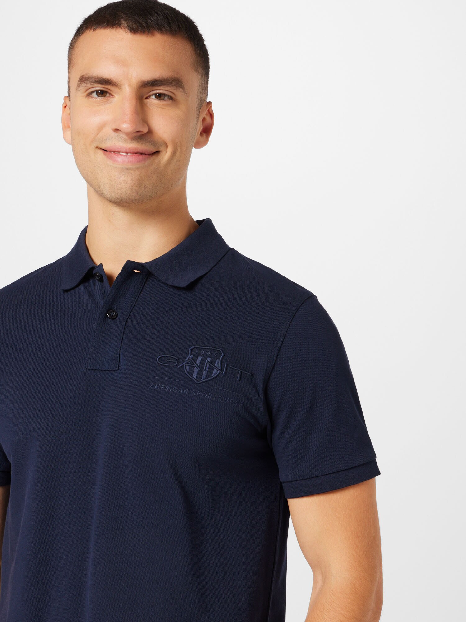 GANT Tricou bleumarin - Pled.ro