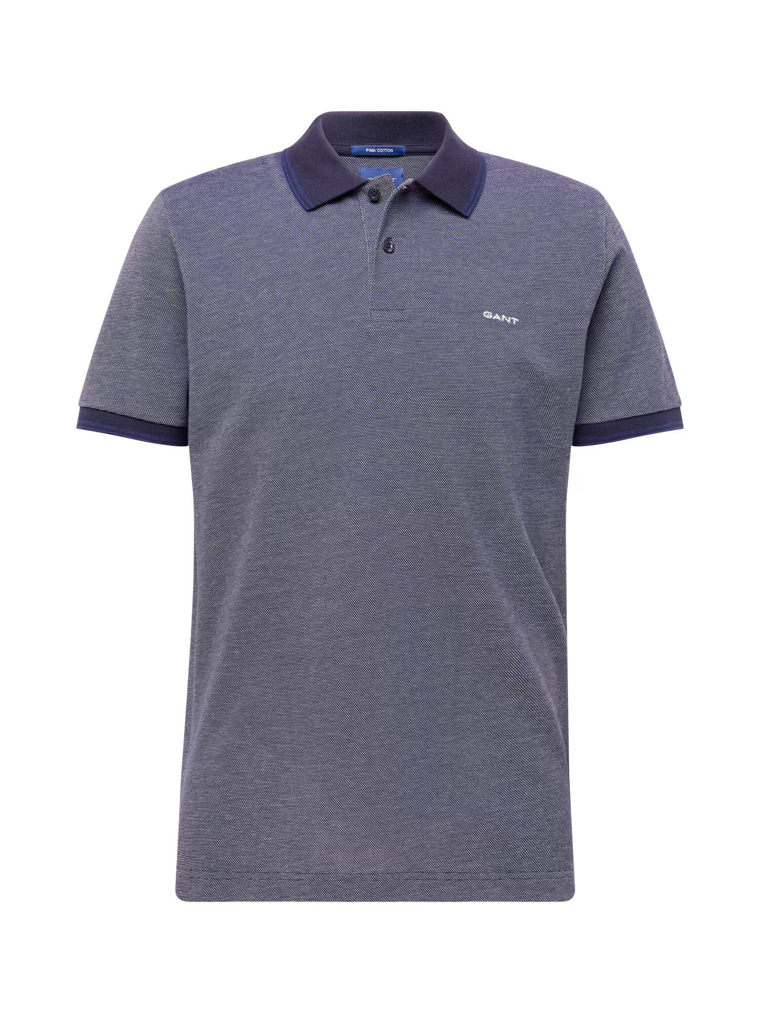 GANT Tricou bleumarin / alb - Pled.ro