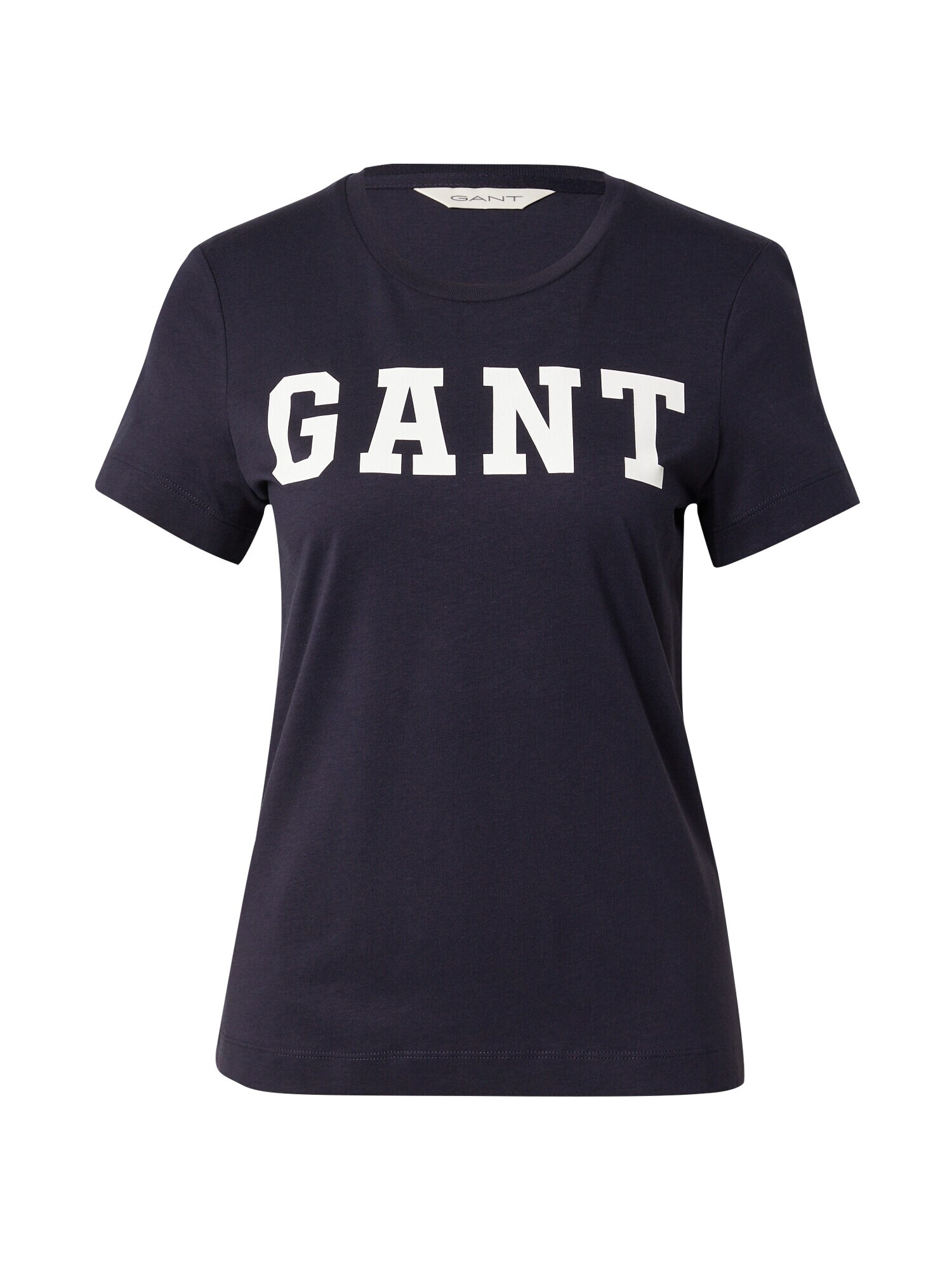 GANT Tricou bleumarin / alb - Pled.ro