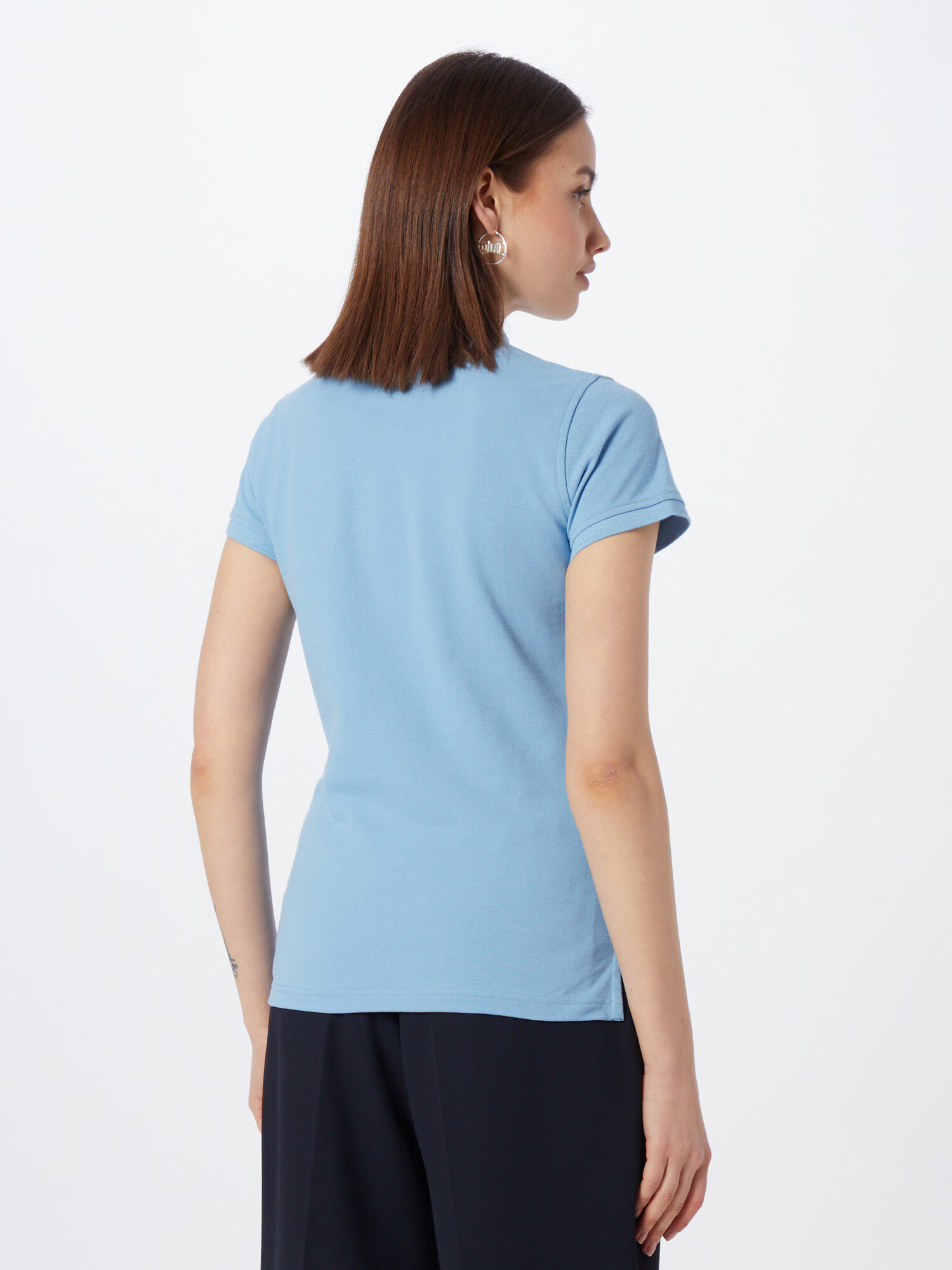 GANT Tricou bleumarin / albastru deschis - Pled.ro