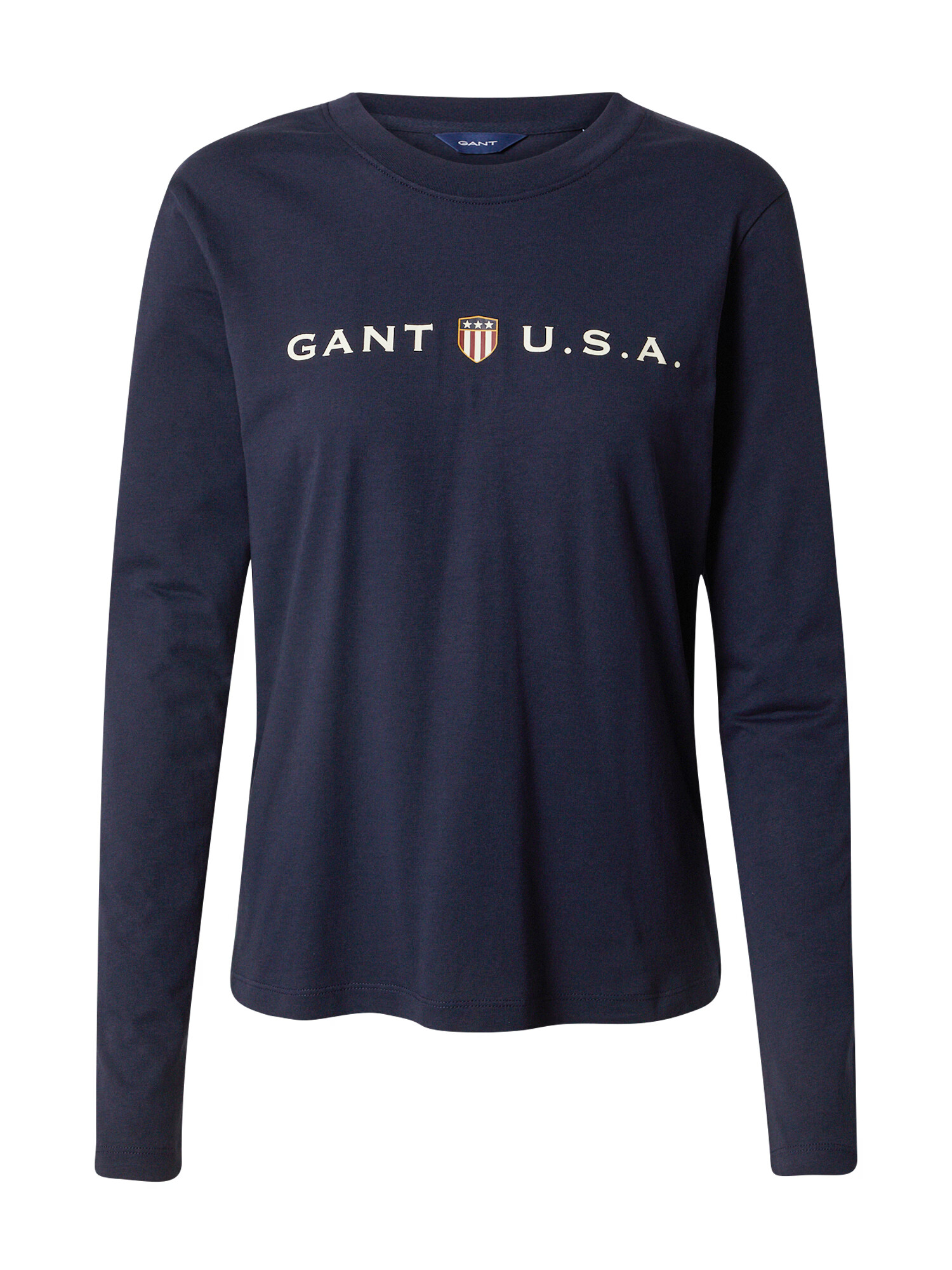 GANT Tricou bleumarin / galben auriu / roșu / alb - Pled.ro