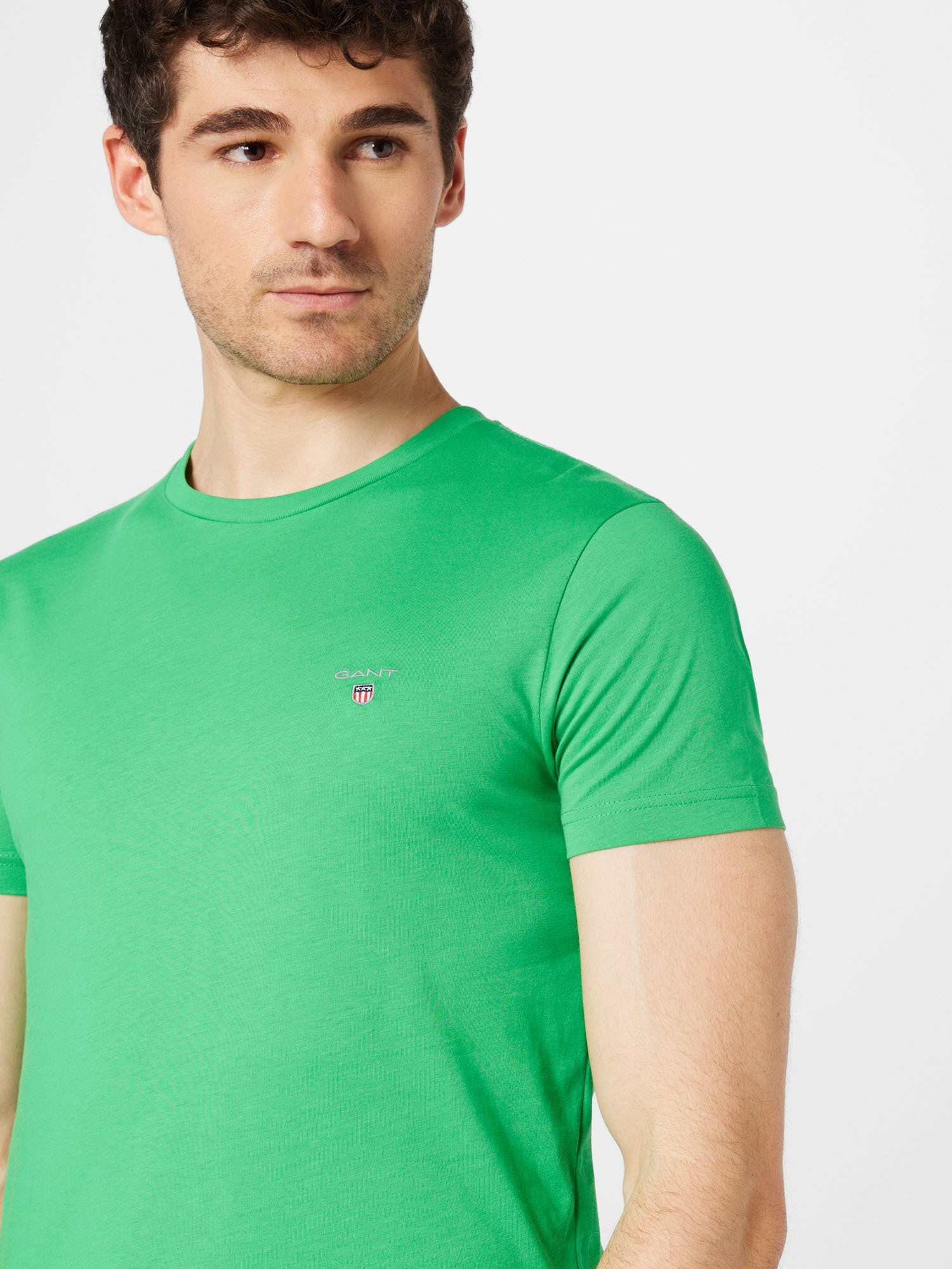 GANT Tricou bleumarin / verde kiwi / roșu / alb - Pled.ro