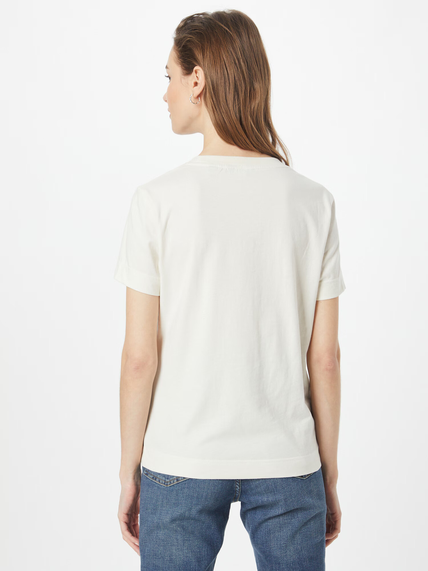 GANT Tricou crem / auriu - Pled.ro