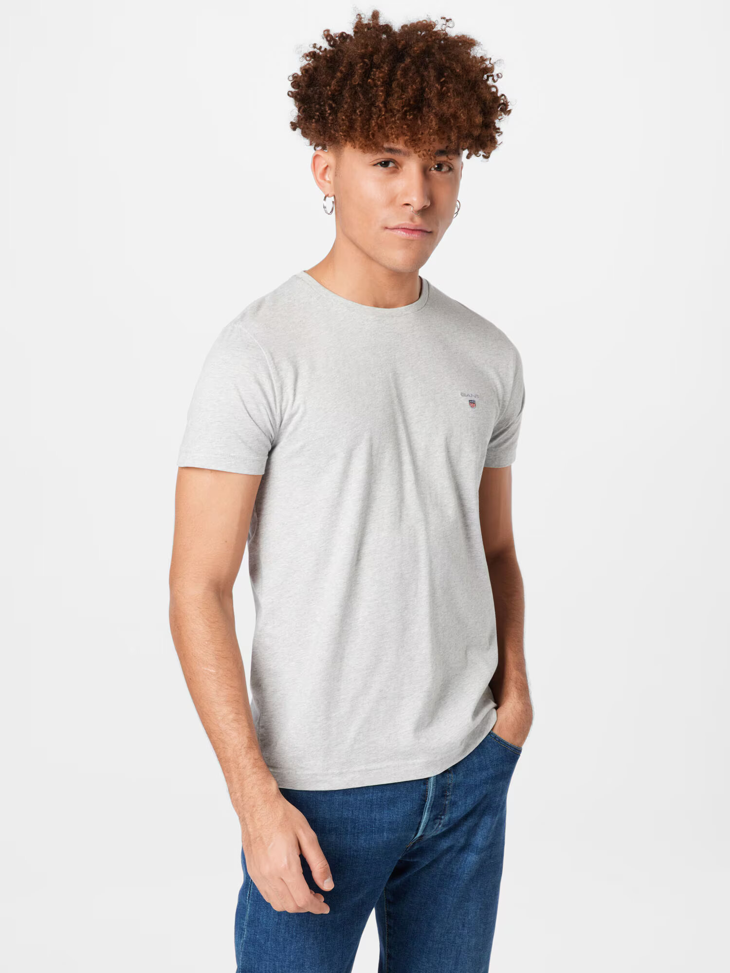 GANT Tricou gri - Pled.ro