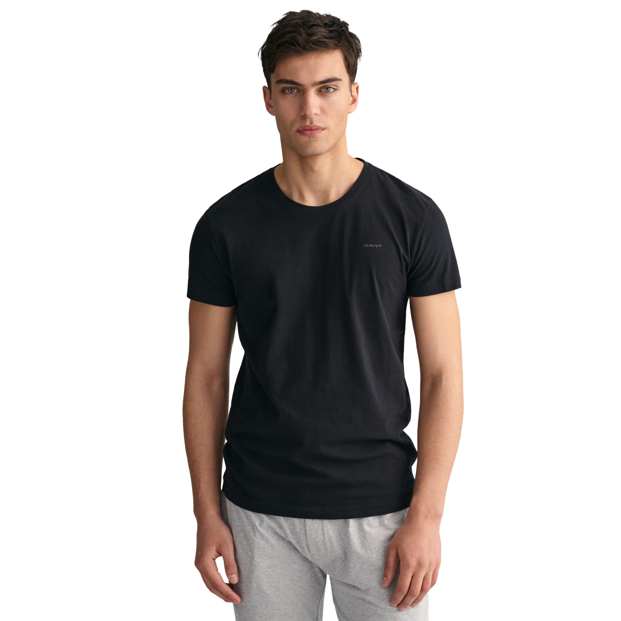 GANT Tricou negru - Pled.ro