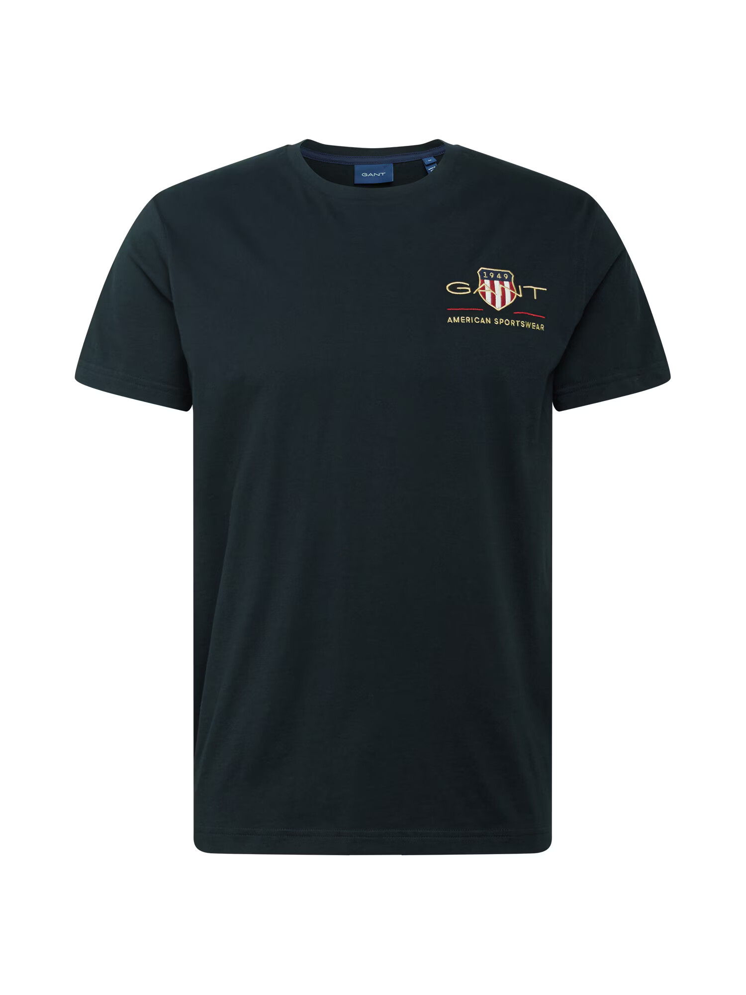 GANT Tricou negru - Pled.ro