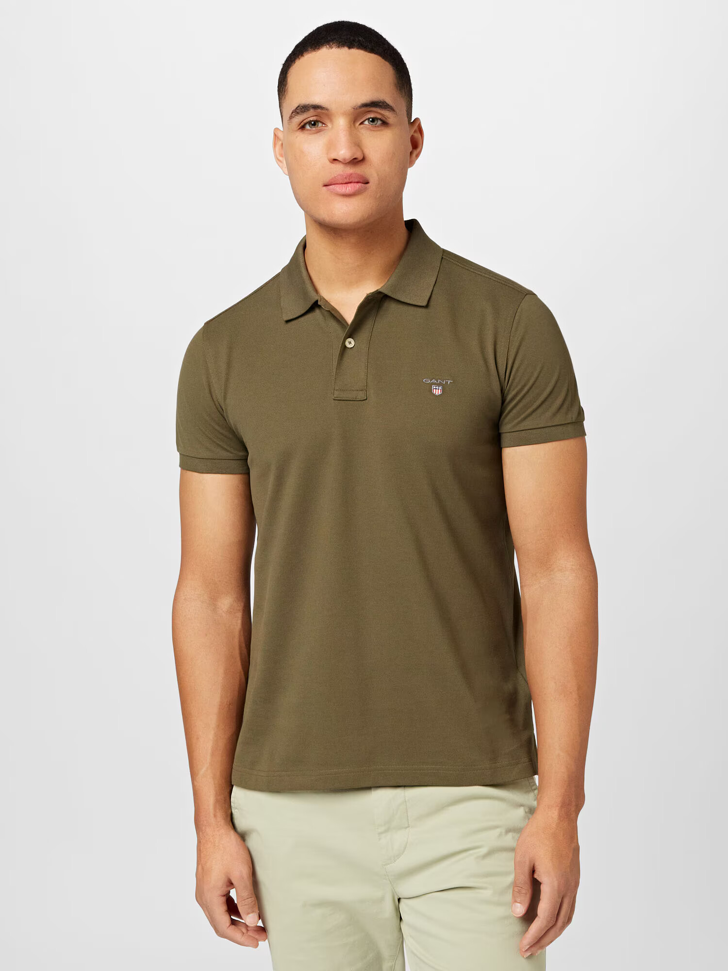 GANT Tricou oliv - Pled.ro